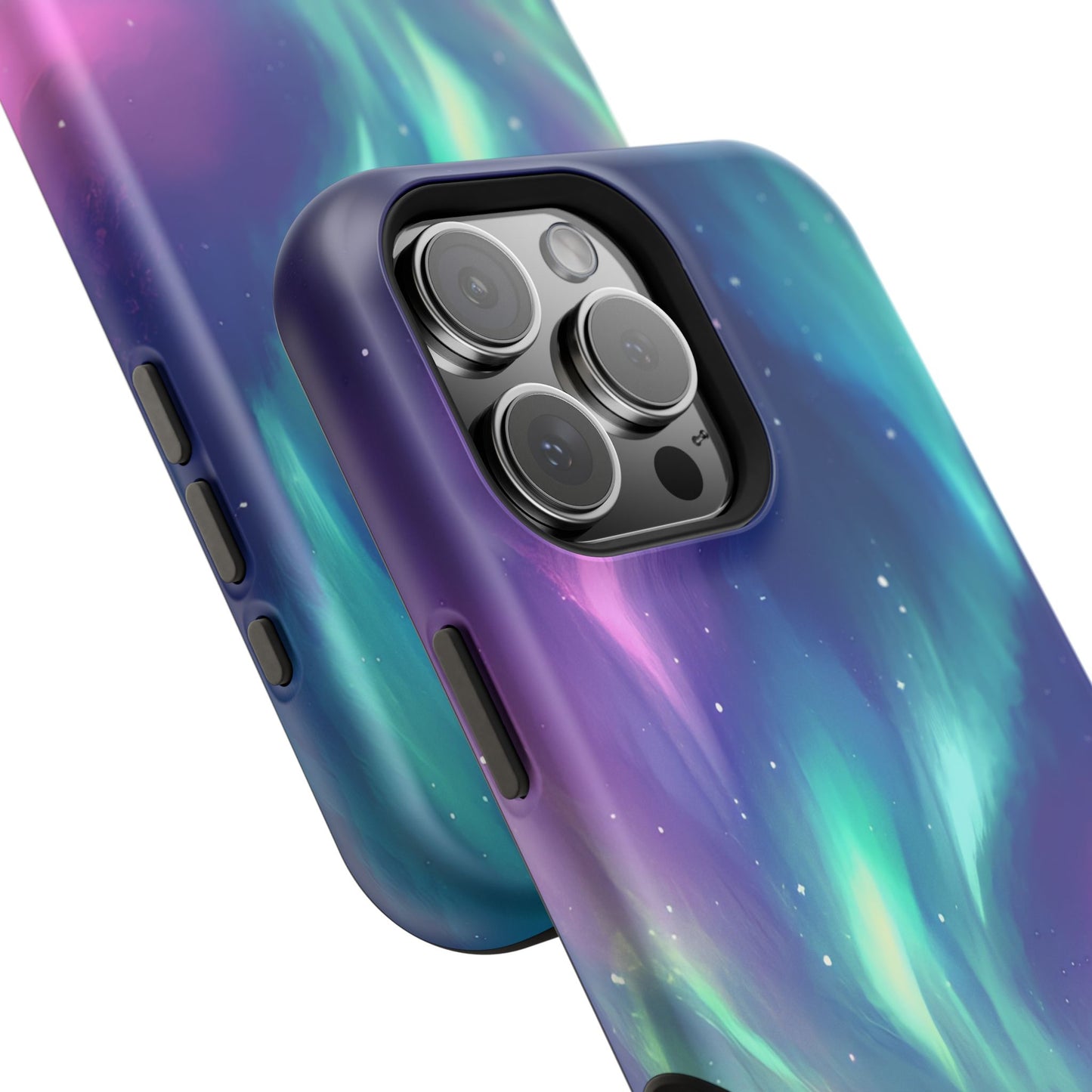 Aurora Borealis Impact-Resistant Phone Case - Colorful Northern Lights Design-2
