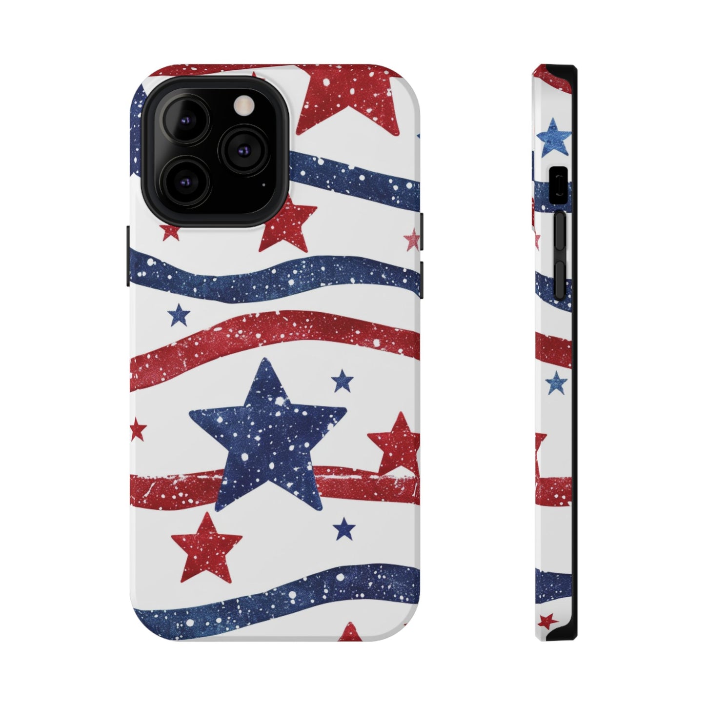 Stars & Stripes Design Impact-Resistant Phone Case
