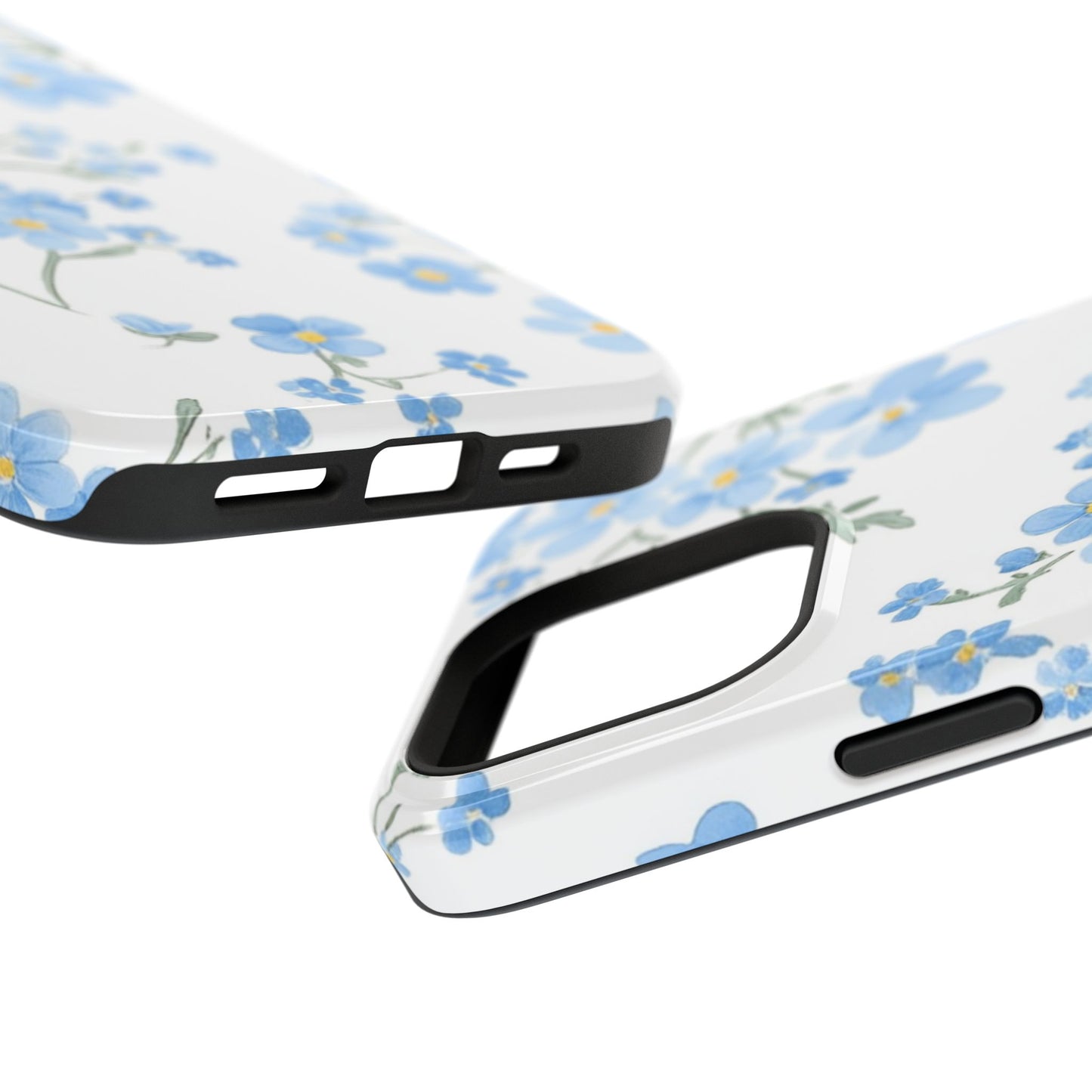 Blue Flower Design Floral Phone Case