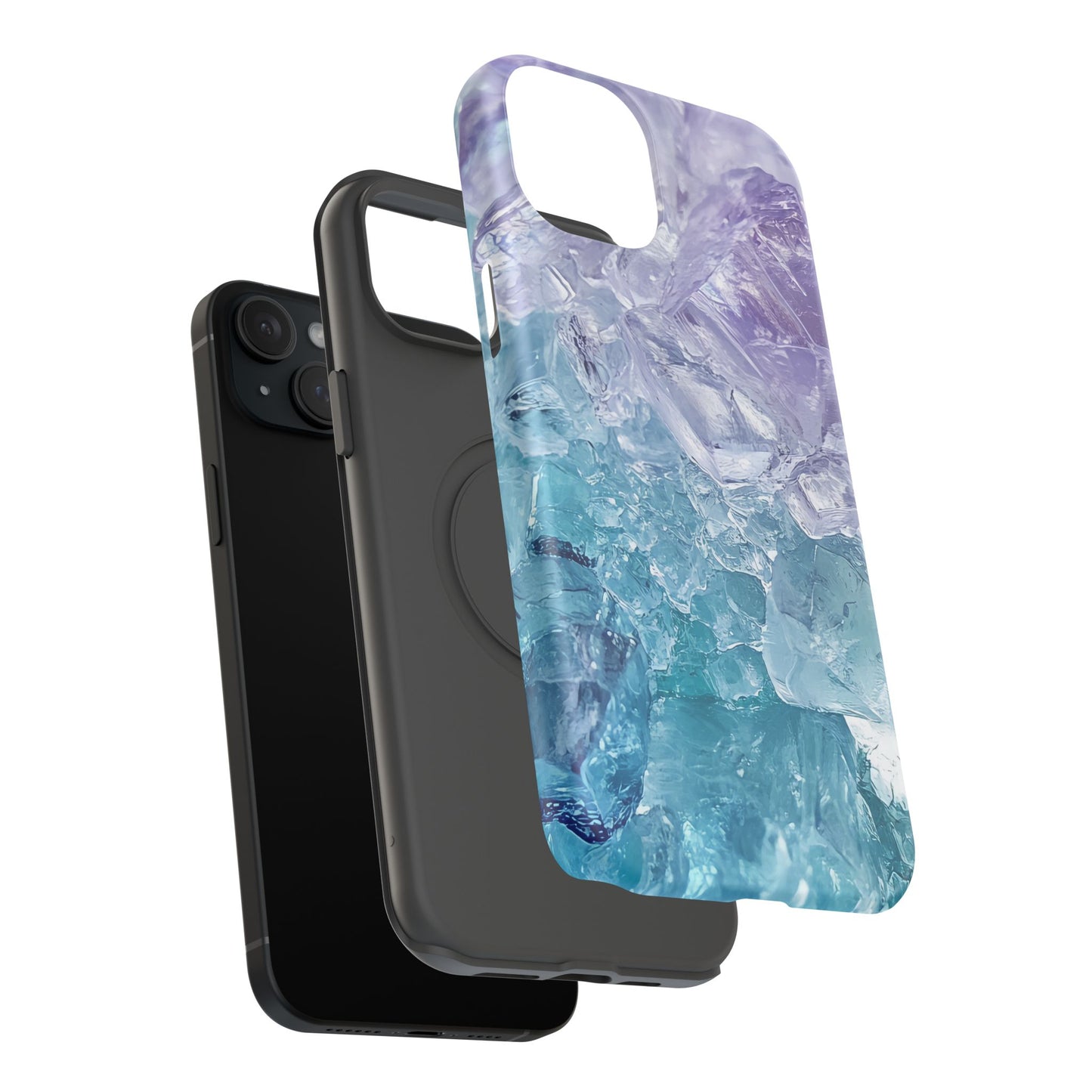Crystal-Patterned Impact-Resistant Phone Case | Stylish Protection for Adventurers
