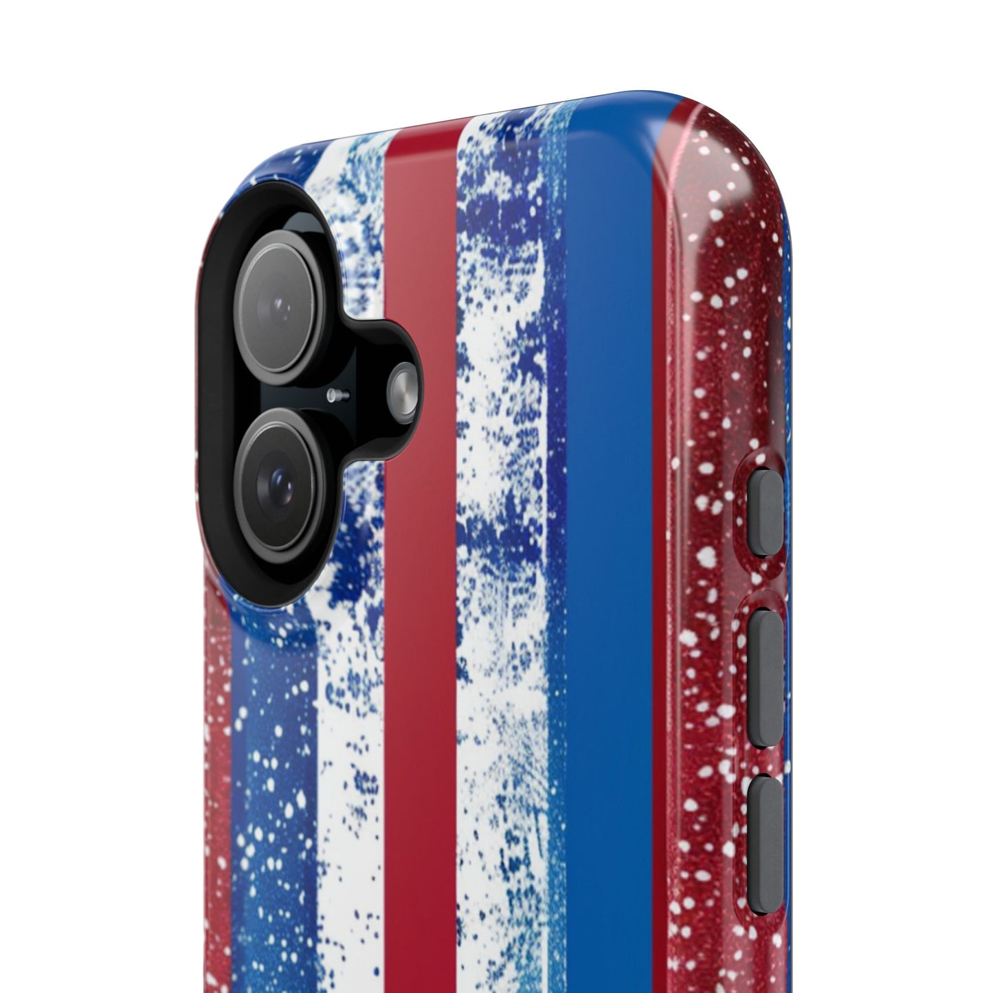 Patriotic Stripes Impact-Resistant Phone Case
