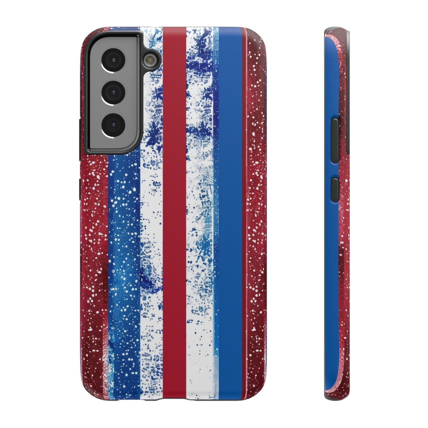 Patriotic Stripes Impact-Resistant Phone Case