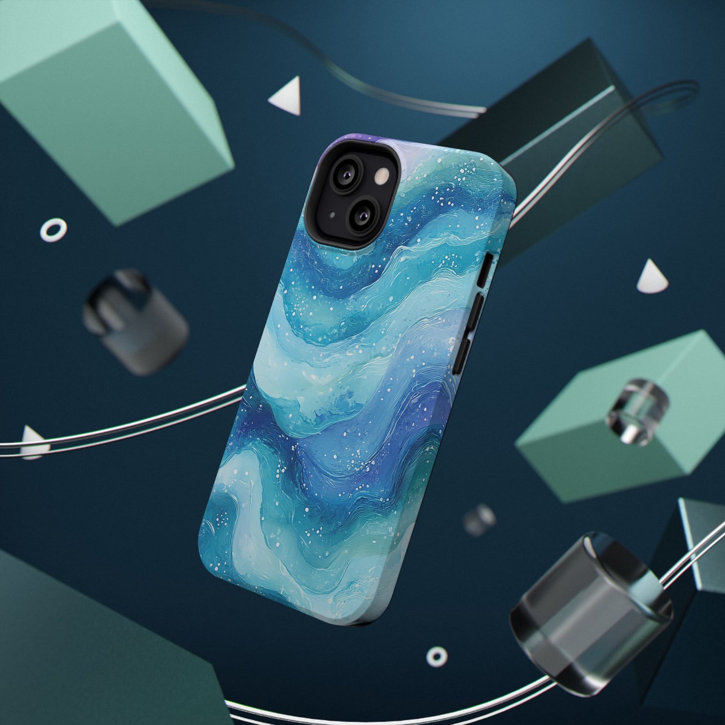 Ocean Wave Impact-Resistant Phone Case - Stylish and Durable Design
