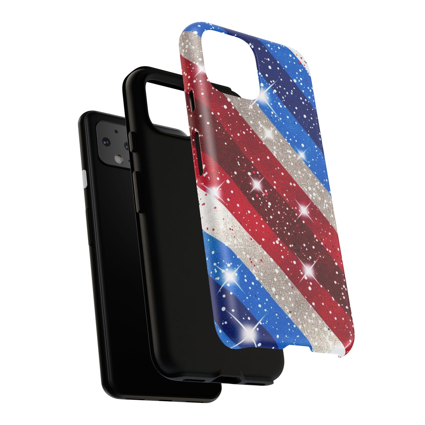 Glittery Patriotic Phone Case - Tough Cases