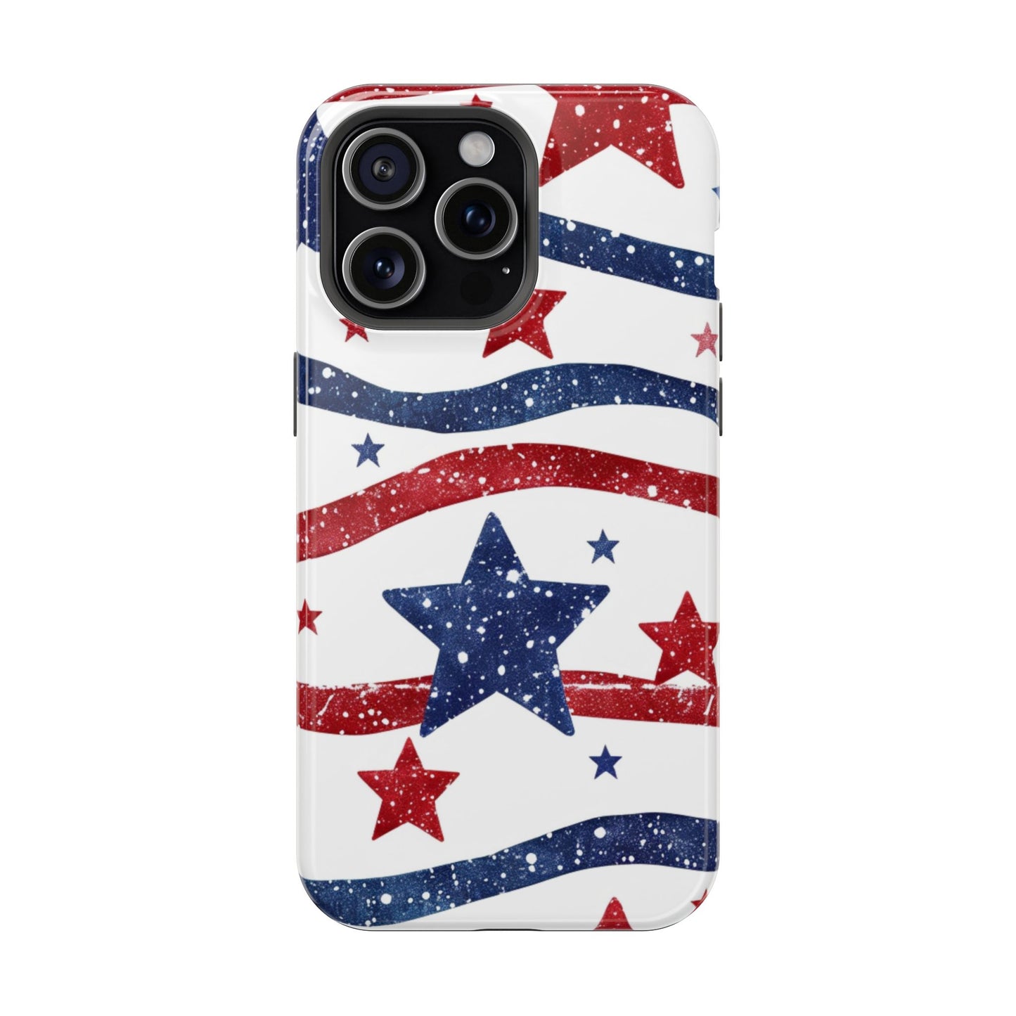 Stars & Stripes Design Impact-Resistant Phone Case