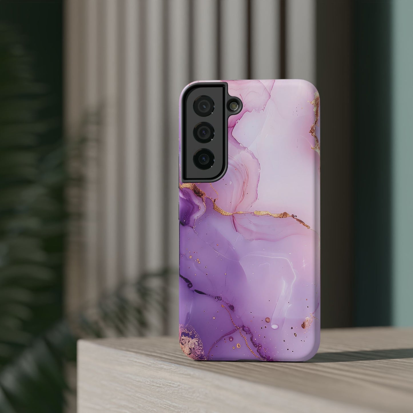 Elegant Purple Marble iPhone Case