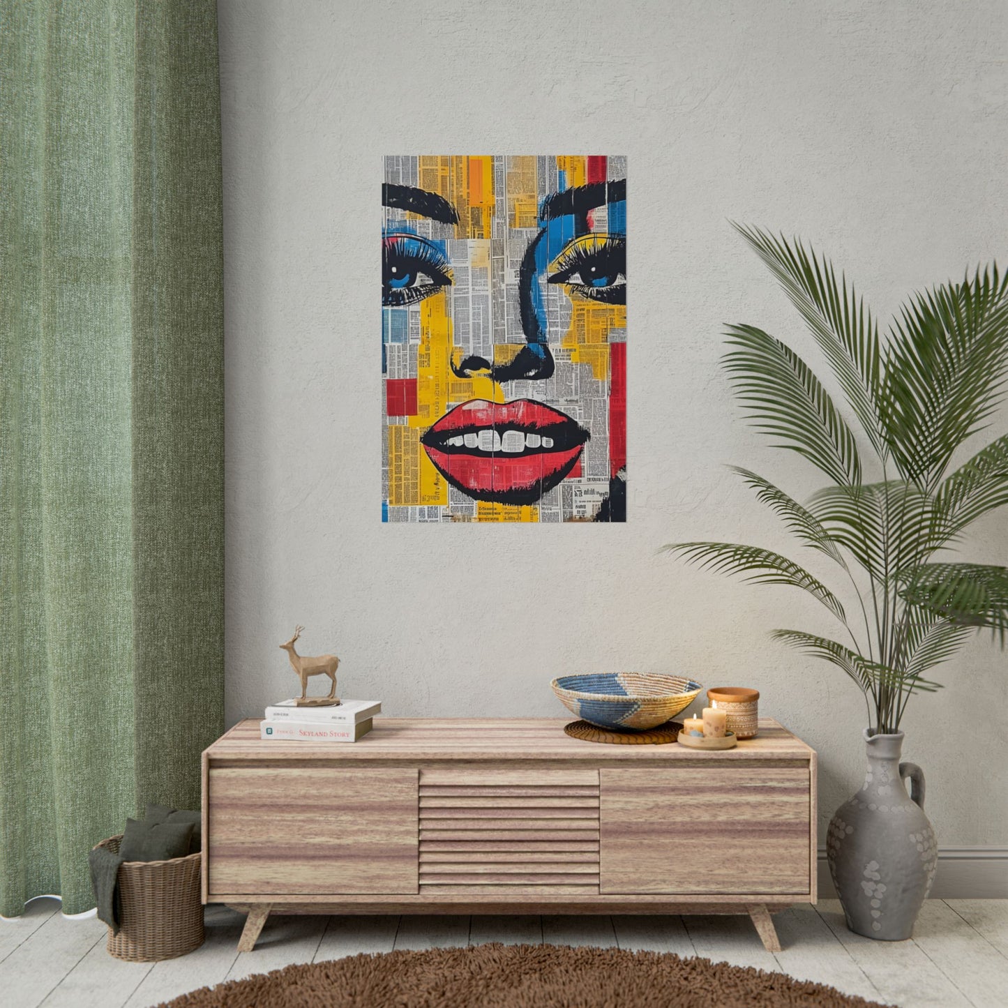 Poster Wall Art - Retro Pop Culture Woman 18 Comic Book Style