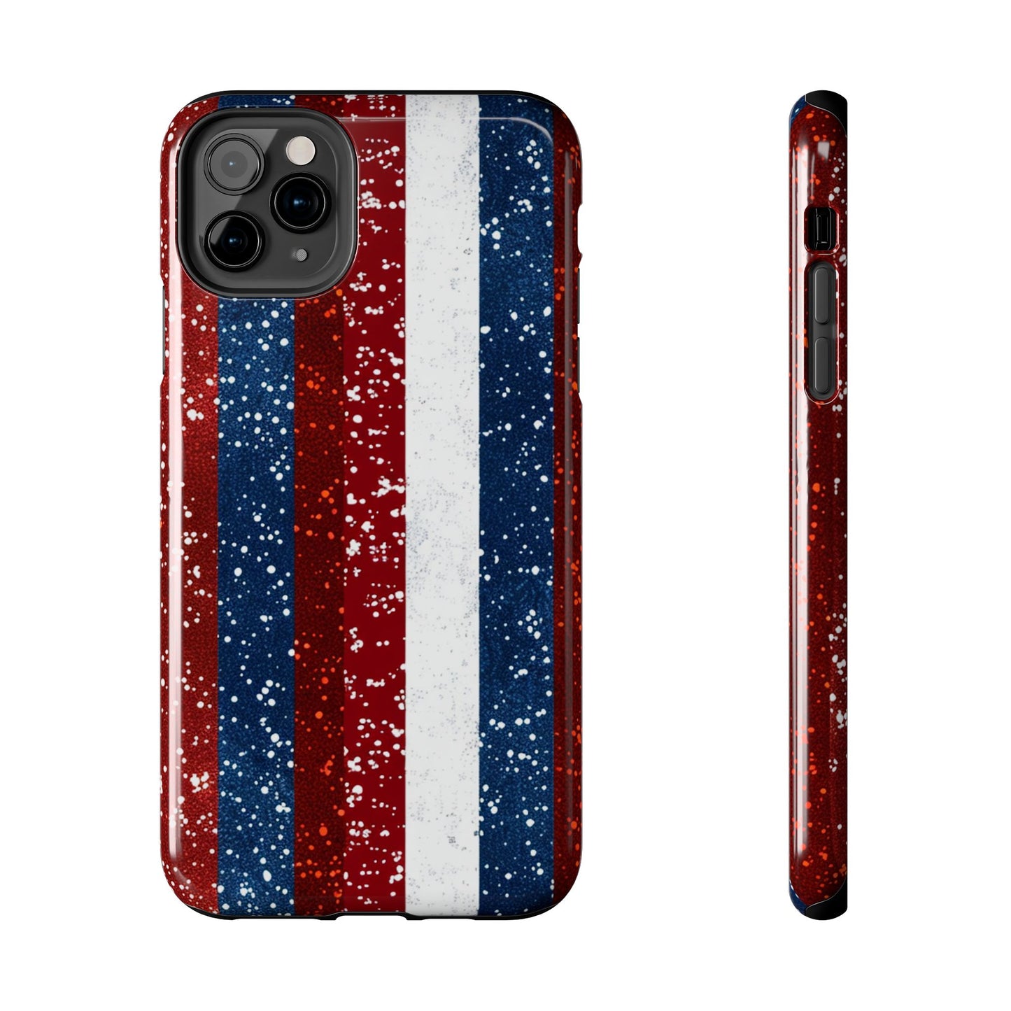 Patriotic Glitter Tough Phone Case