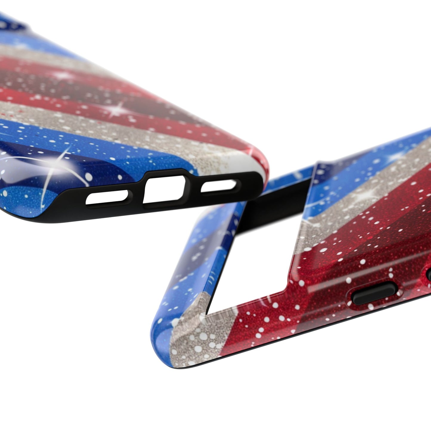 Glittery Patriotic Phone Case - Tough Cases