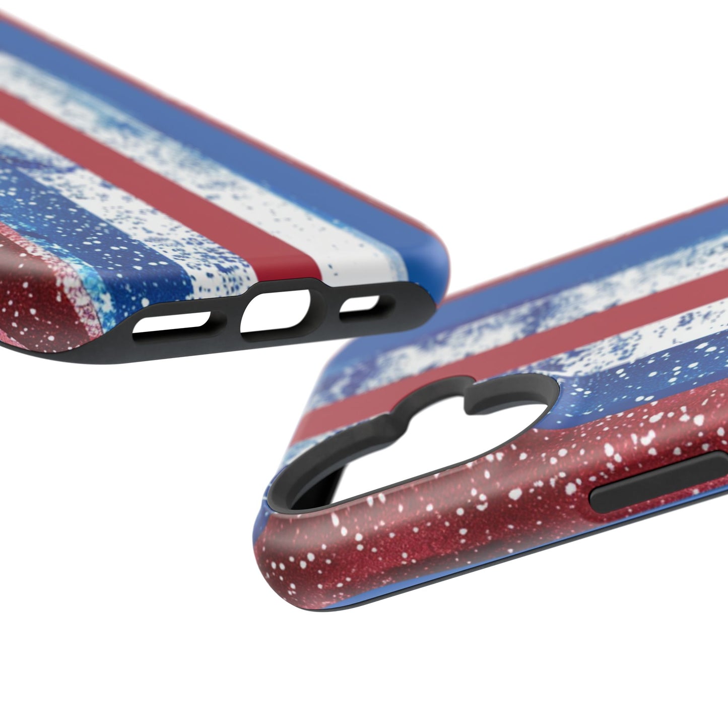 Patriotic Stripes Impact-Resistant Phone Case