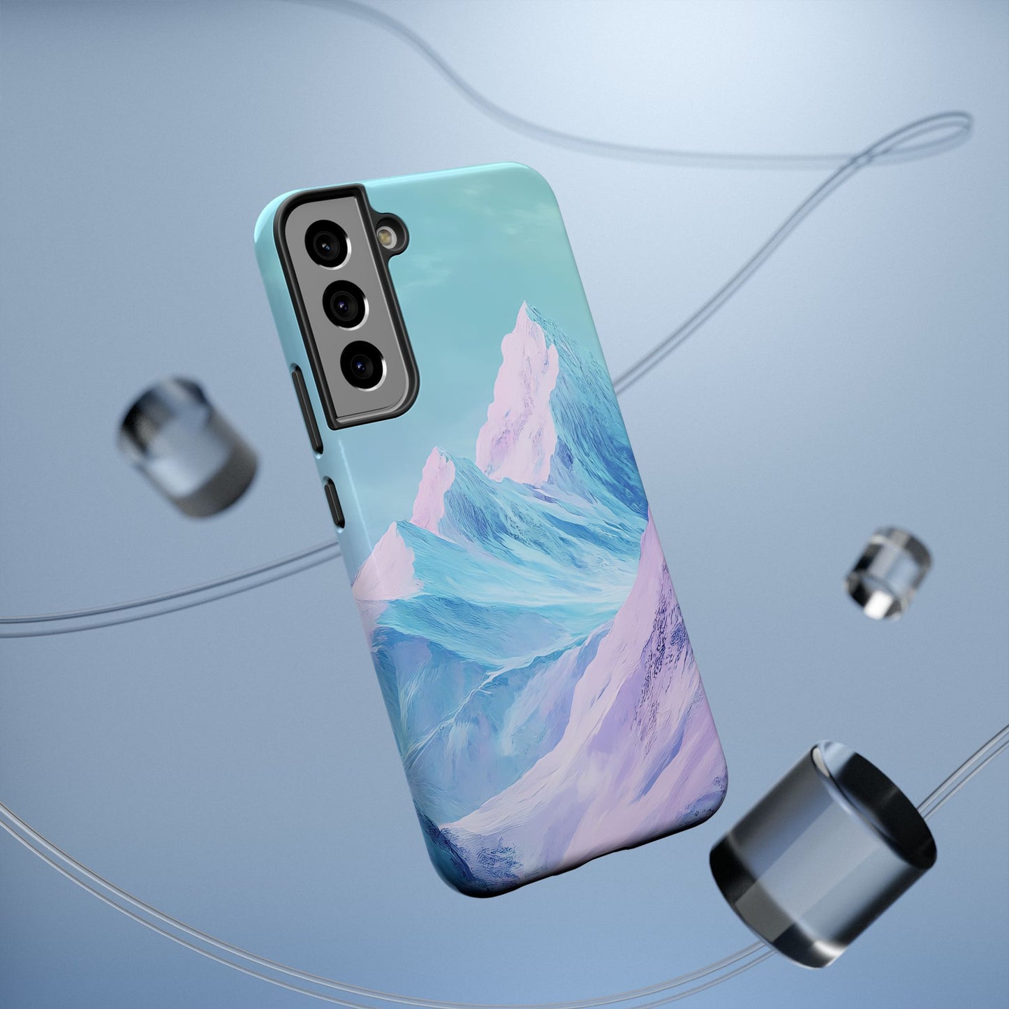 Mountain Landscape Phone Case - Impact-Resistant Protection for Nature Lovers