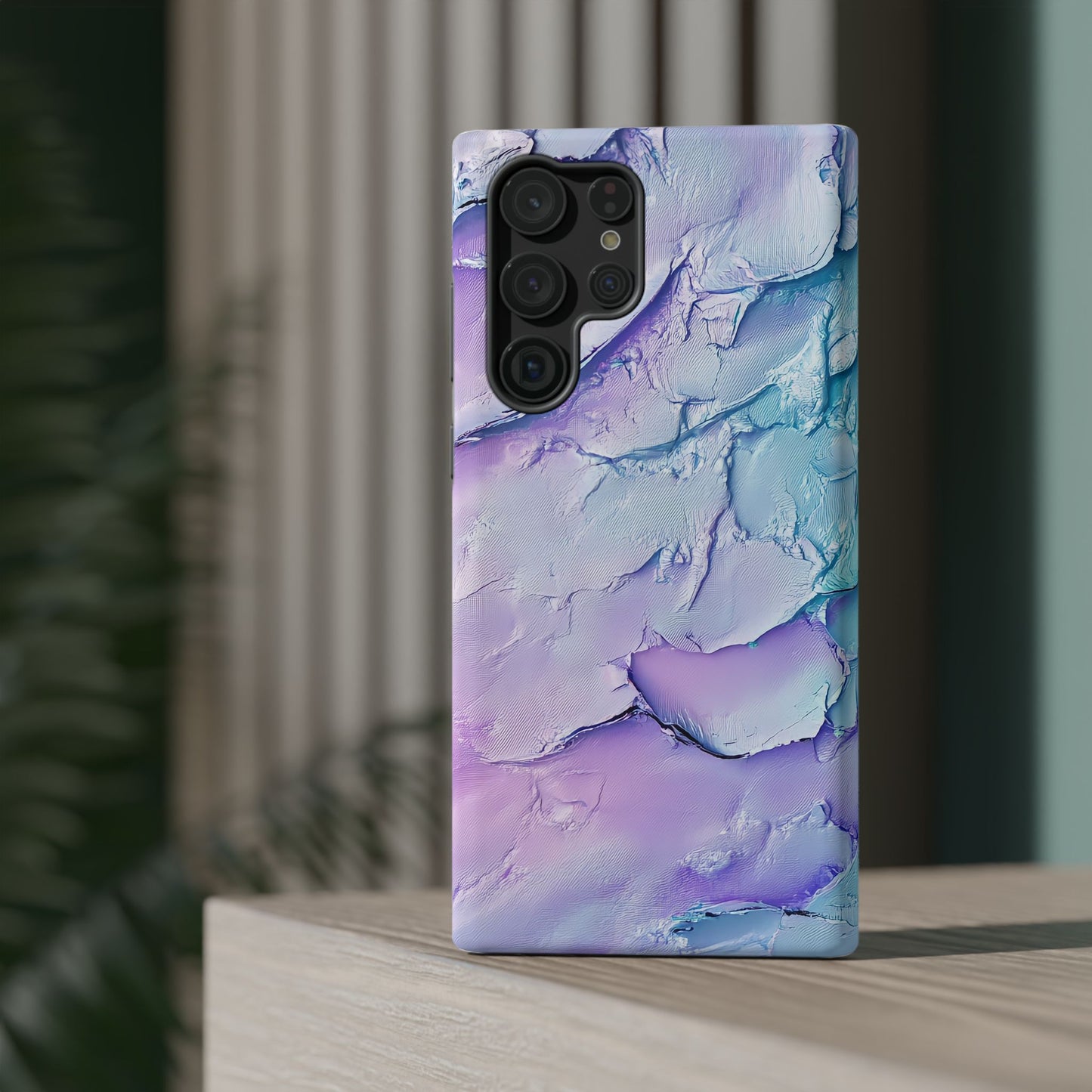 Vibrant Impact-Resistant Phone Case - Colorful Texture Design