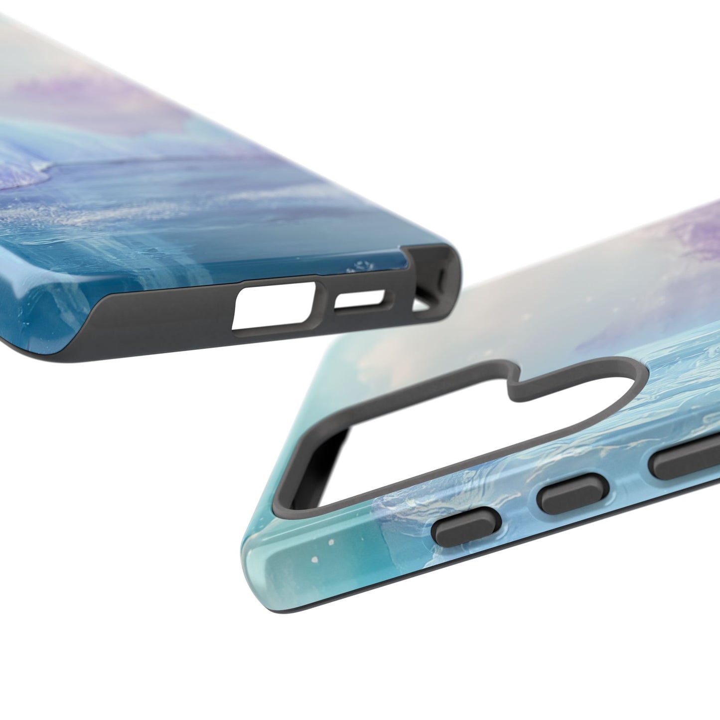 Artistic Phone Case with Iceberg Design