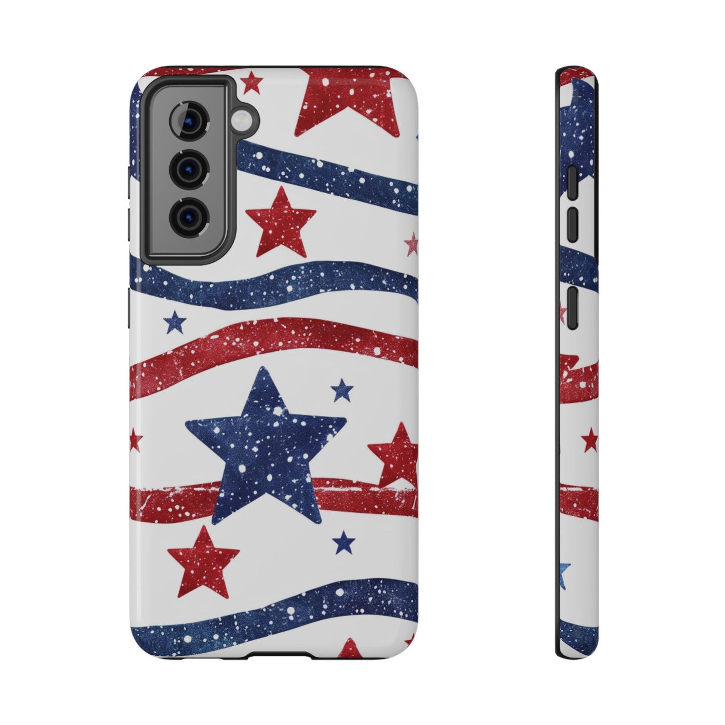 Stars & Stripes Design Impact-Resistant Phone Case