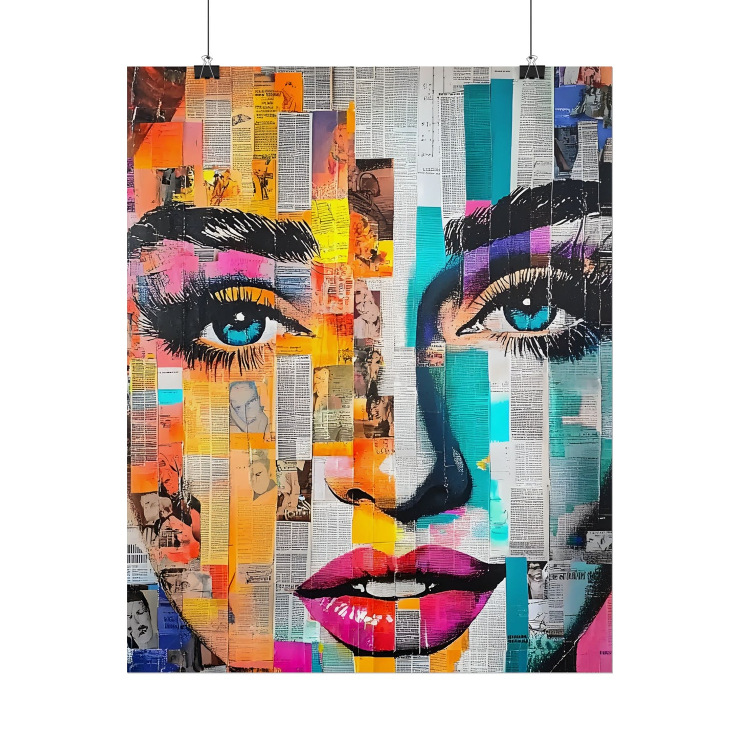 Retro Pop Culture Woman 6-Vibrant Art Wall Decor