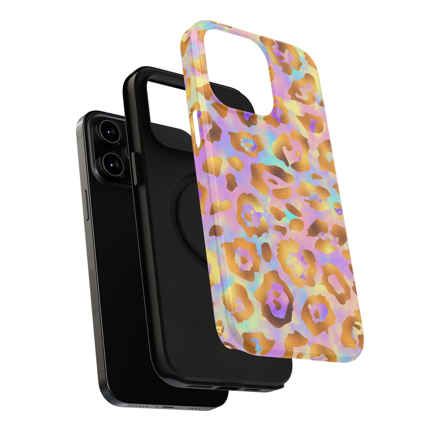 Leopard Print Impact-Resistant Phone Case