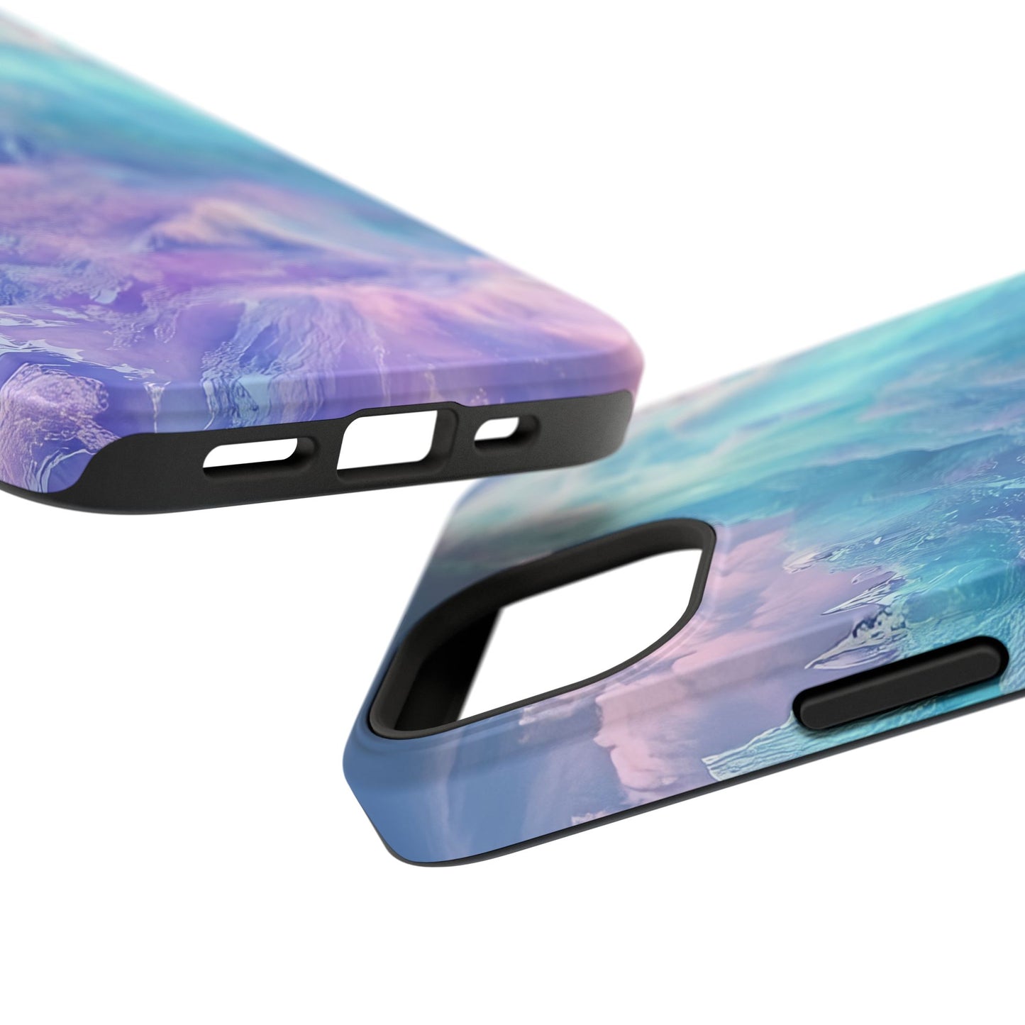 Phone Case - Colorful Abstract Waves Design
