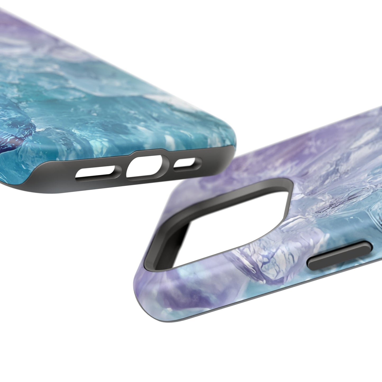 Crystal-Patterned Impact-Resistant Phone Case | Stylish Protection for Adventurers