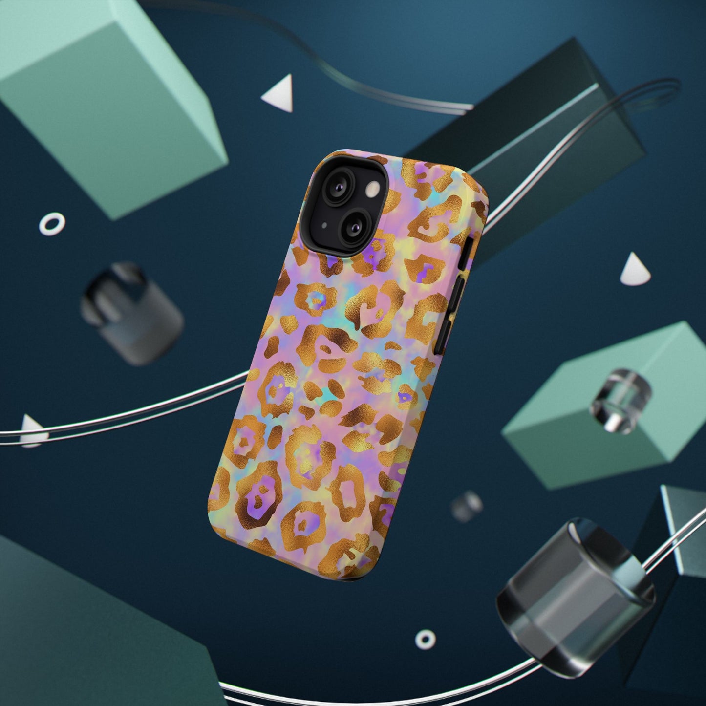 Leopard Print Impact-Resistant Phone Case