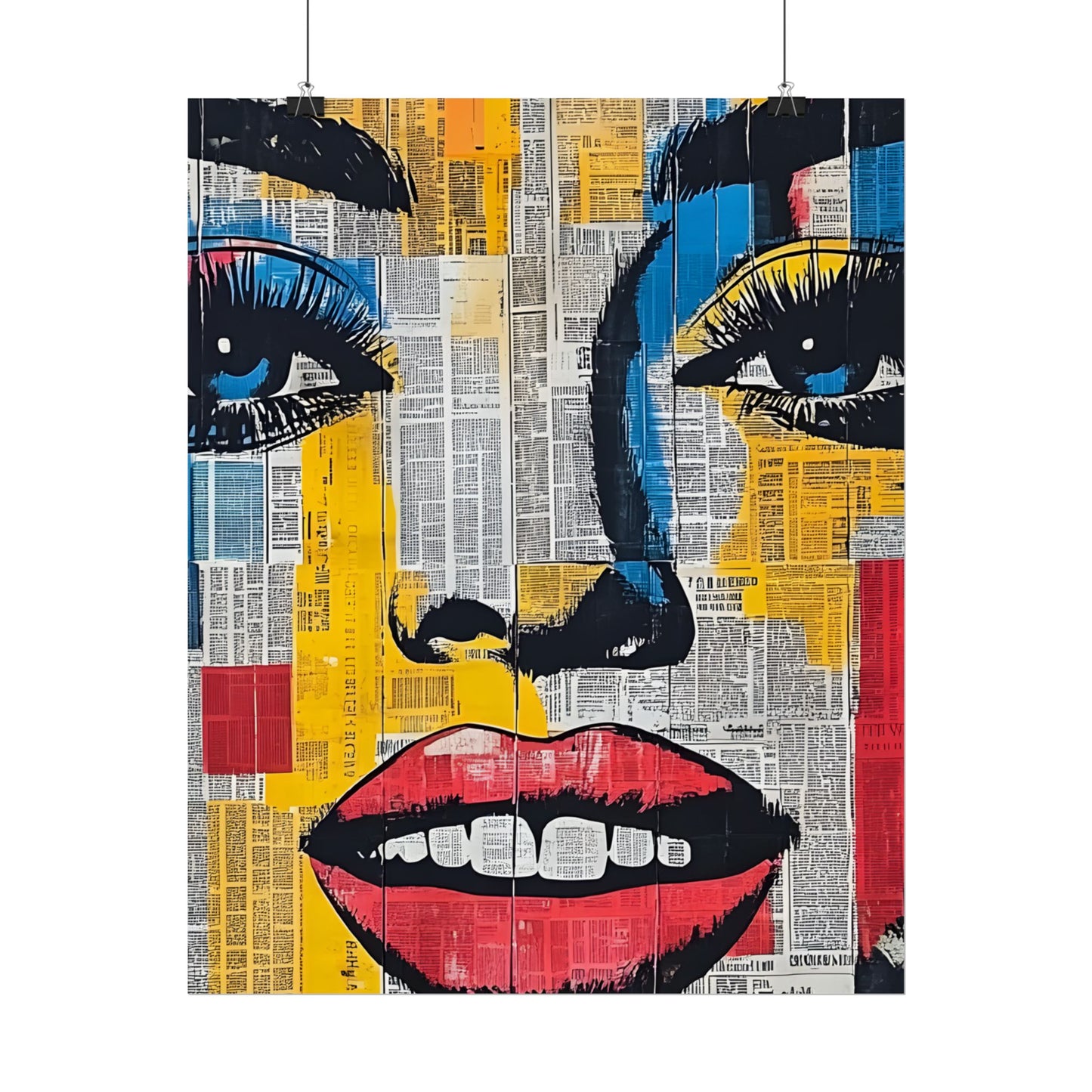 Poster Wall Art - Retro Pop Culture Woman 18 Comic Book Style