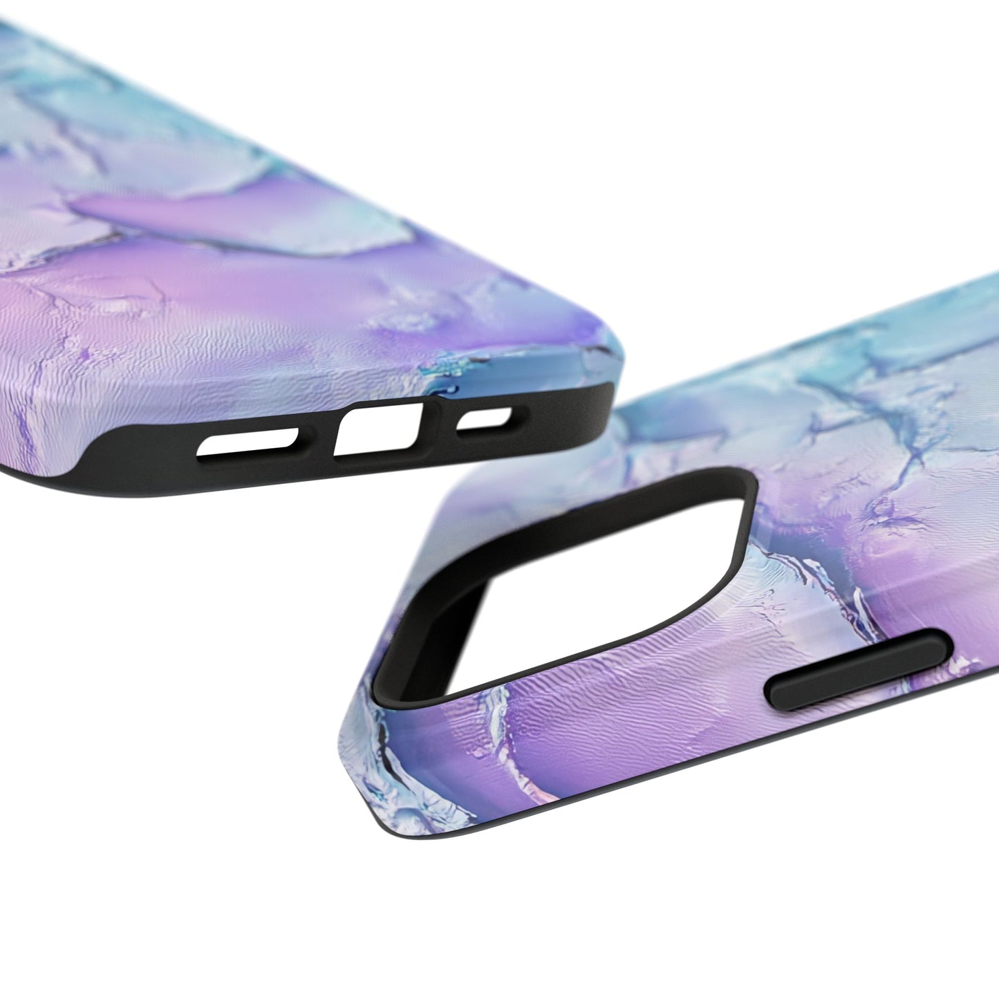 Vibrant Impact-Resistant Phone Case - Colorful Texture Design