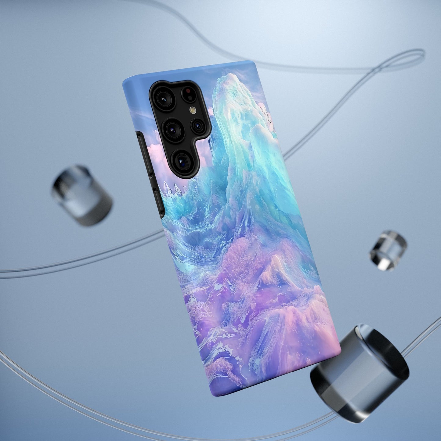 Phone Case - Colorful Abstract Waves Design