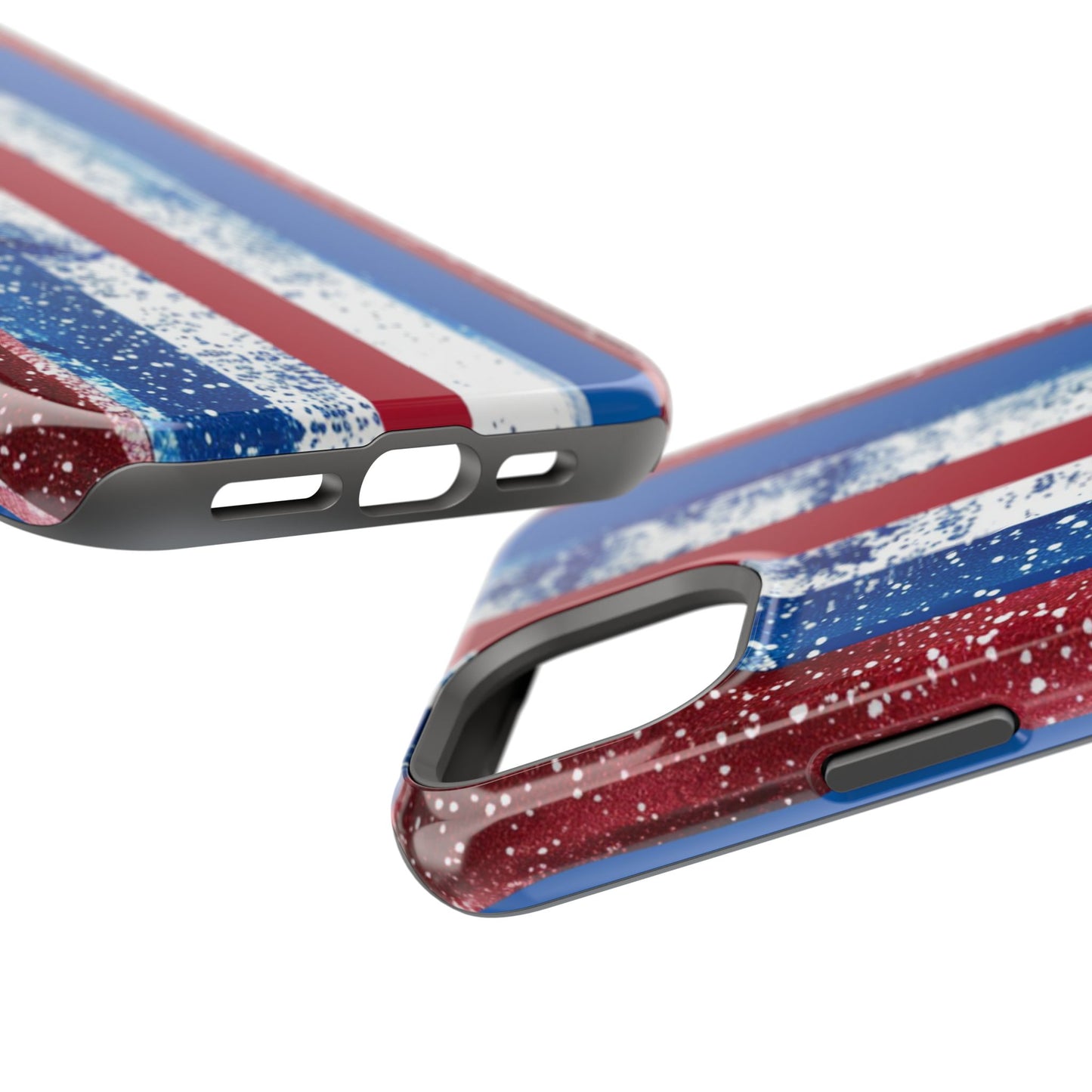 Patriotic Stripes Impact-Resistant Phone Case