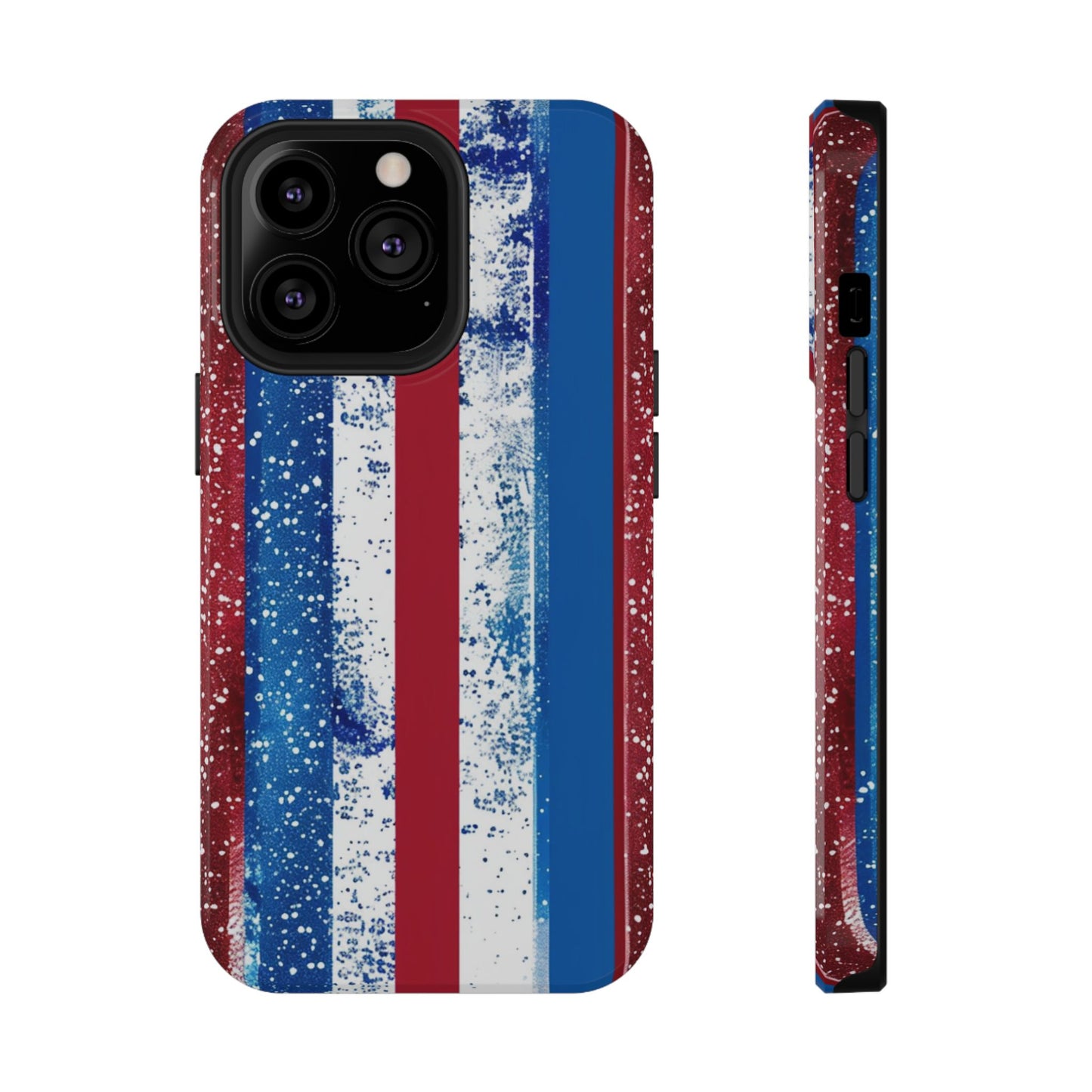 Patriotic Stripes Impact-Resistant Phone Case