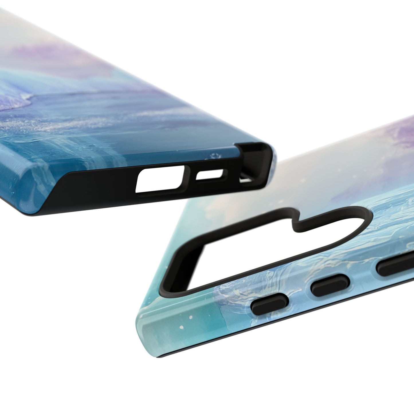 Artistic Phone Case with Iceberg Design