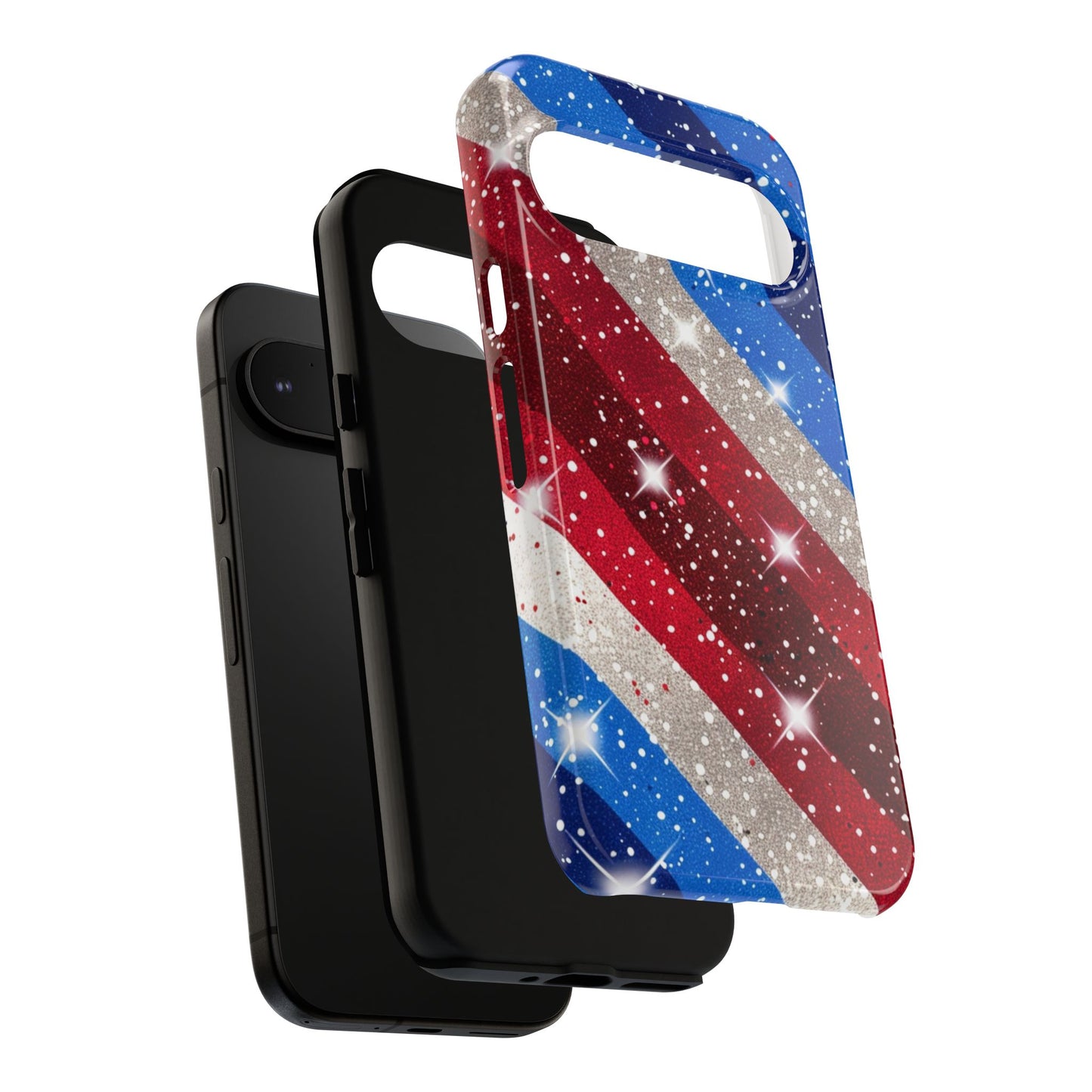 Glittery Patriotic Phone Case - Tough Cases
