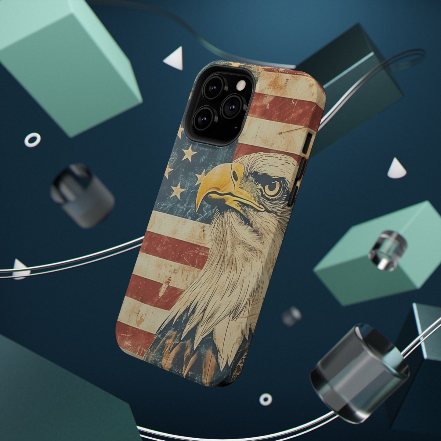 Eagle American Flag Phone Case