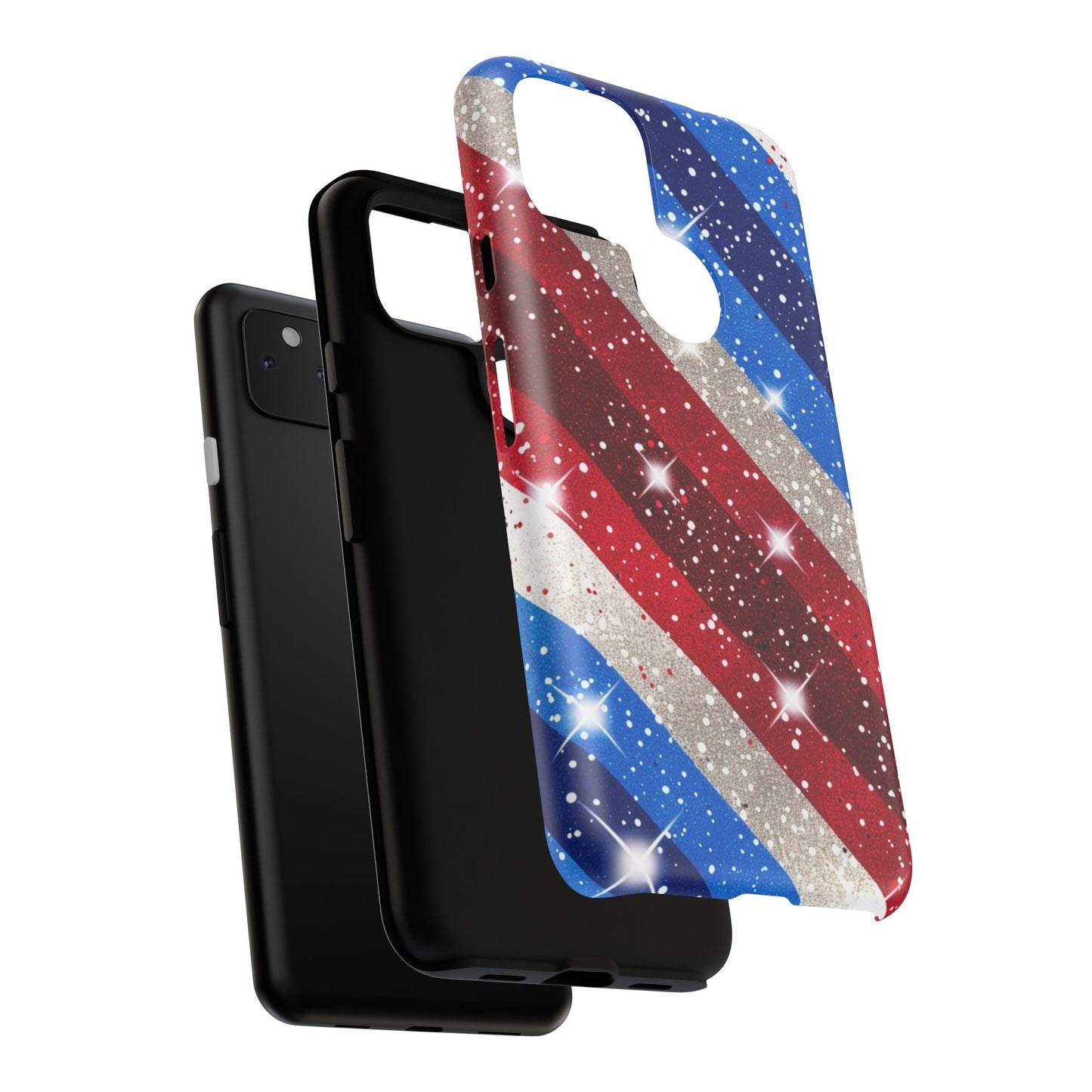 Glittery Patriotic Phone Case - Tough Cases
