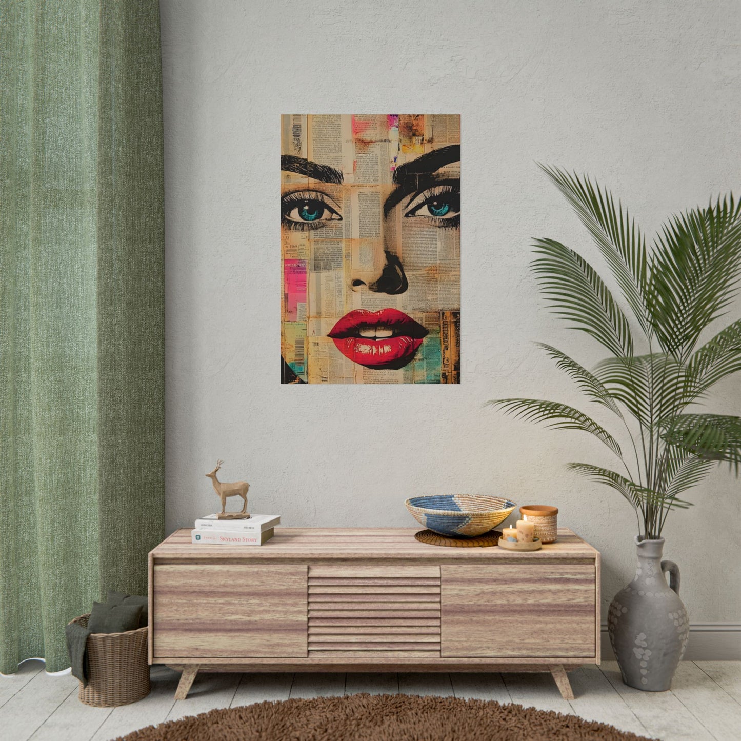 Retro Pop Culture Woman Poster 13 , Comic Wall Art