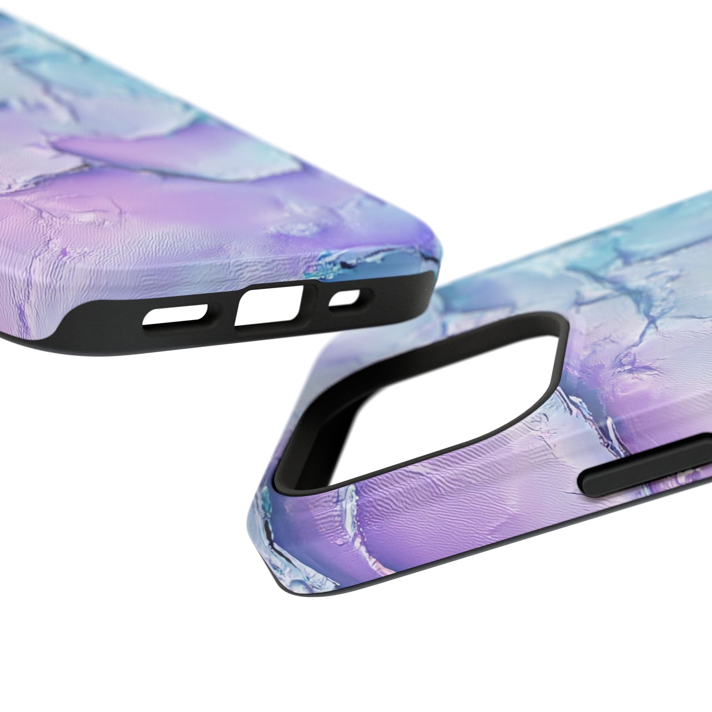 Vibrant Impact-Resistant Phone Case - Colorful Texture Design