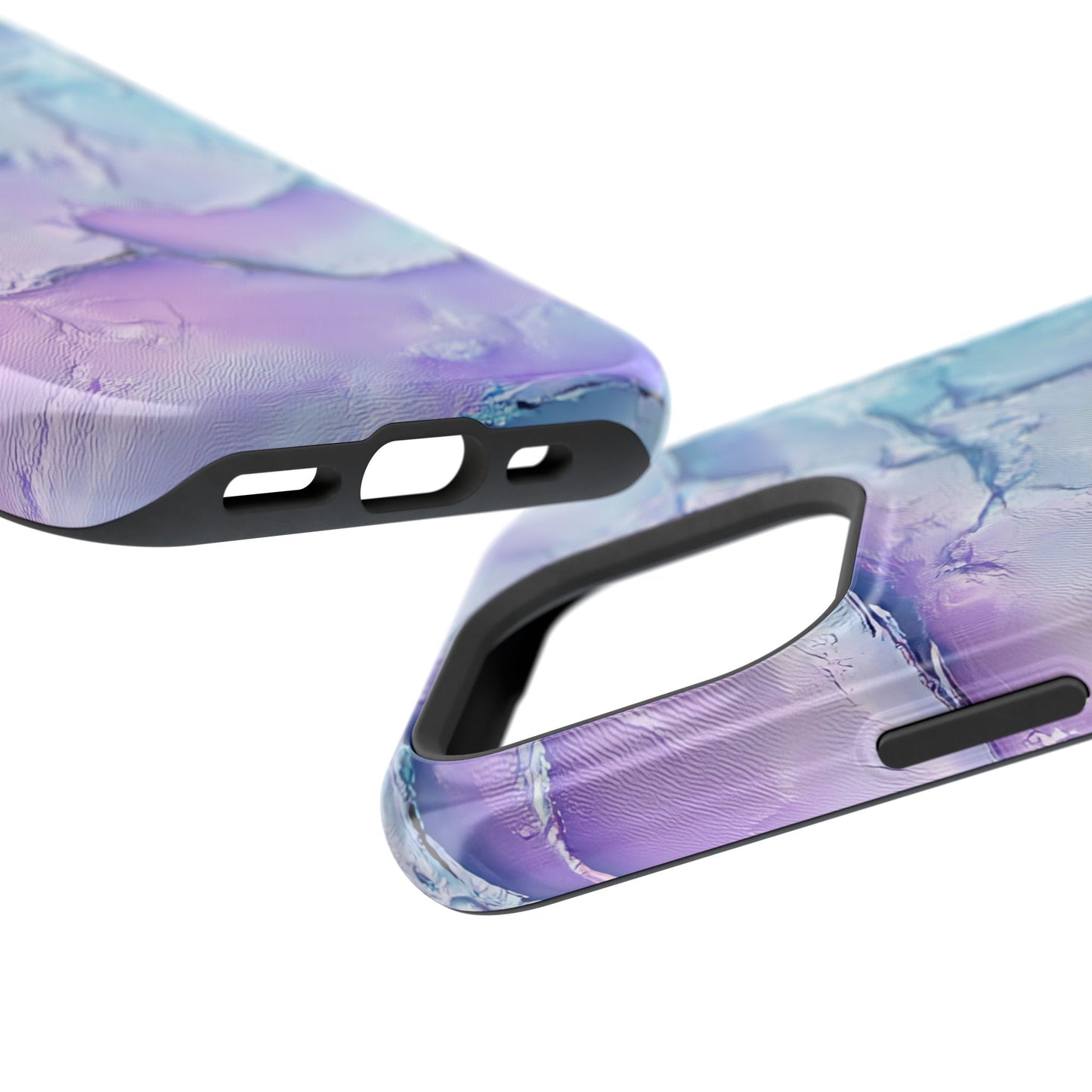 Vibrant Impact-Resistant Phone Case - Colorful Texture Design