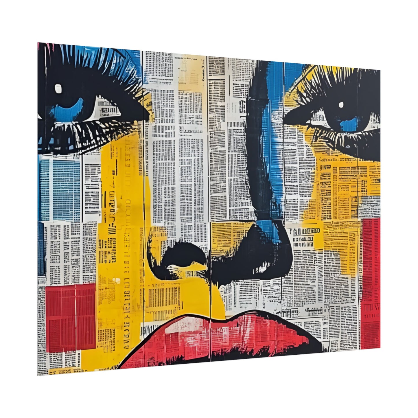 Poster Wall Art - Retro Pop Culture Woman 18 Comic Book Style