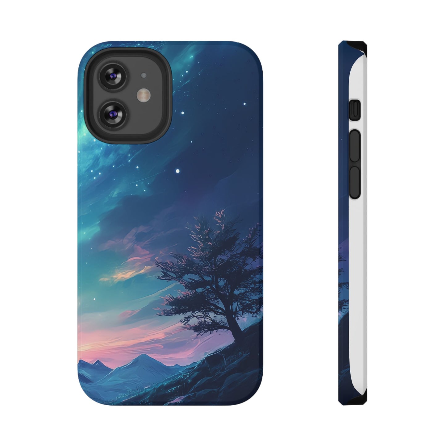Stunning Galaxy Tree Impact-Resistant Phone Case