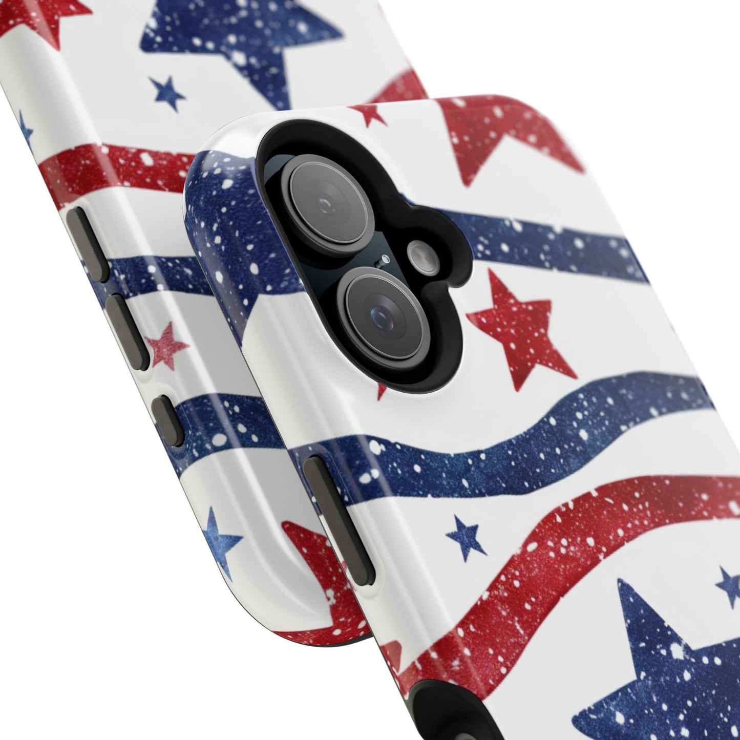 Stars & Stripes Design Impact-Resistant Phone Case