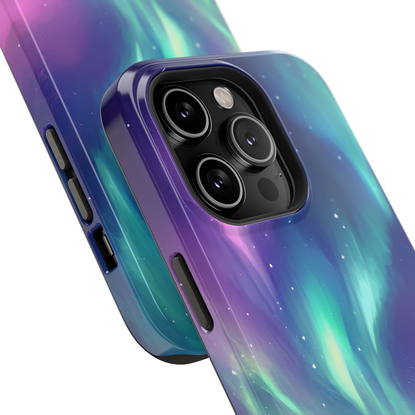 Aurora Borealis Impact-Resistant Phone Case - Colorful Northern Lights Design-2