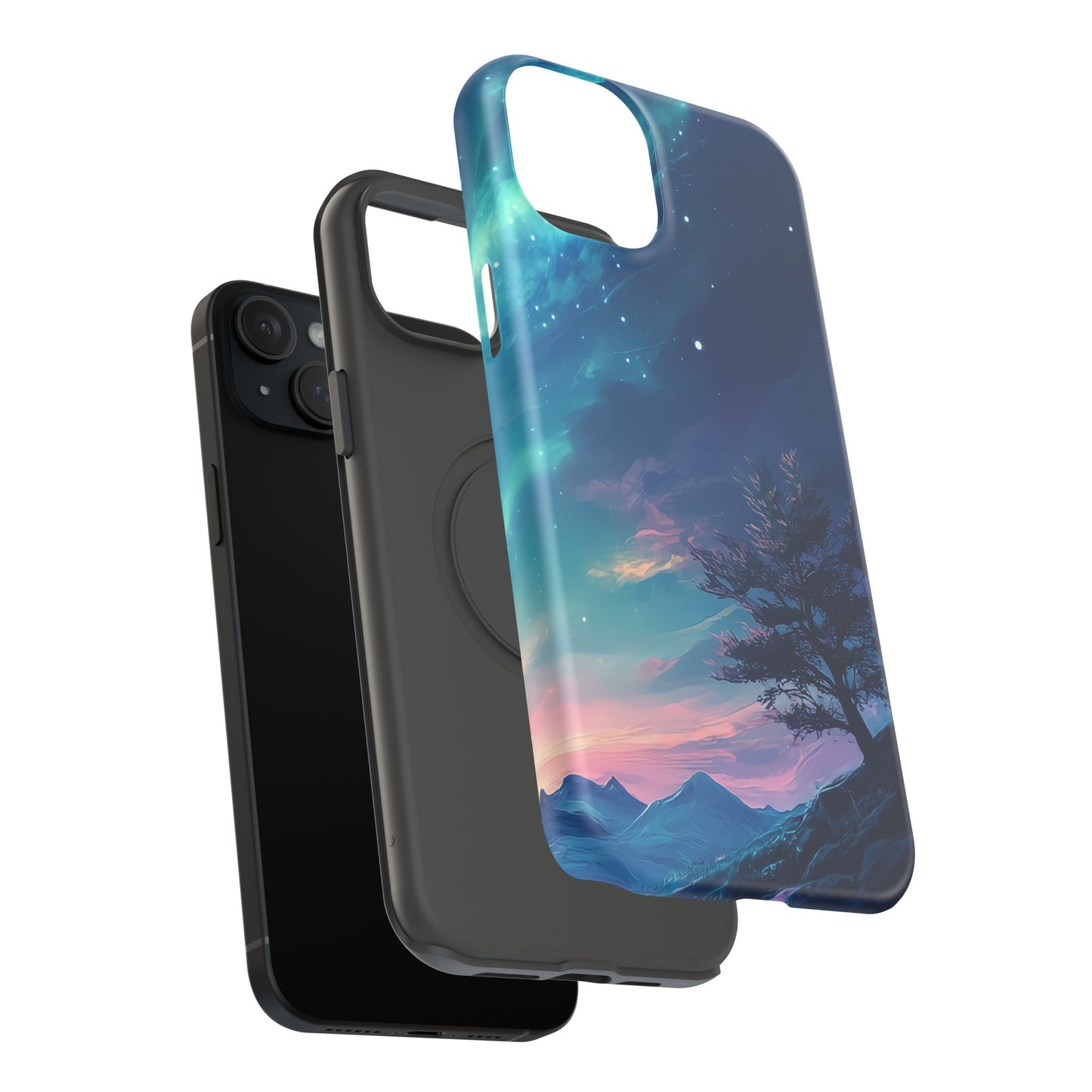 Stunning Galaxy Tree Impact-Resistant Phone Case