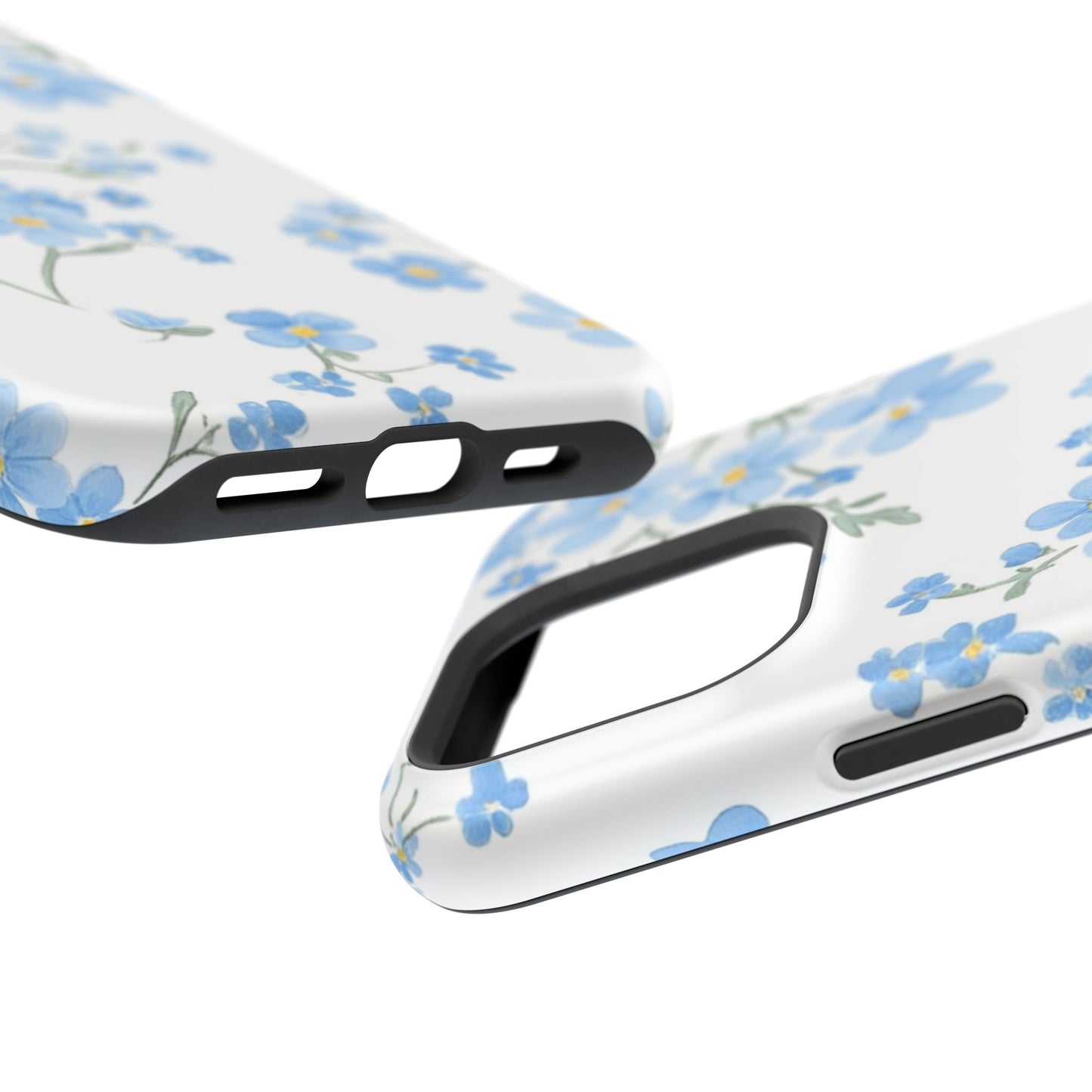 Blue Flower Design Floral Phone Case
