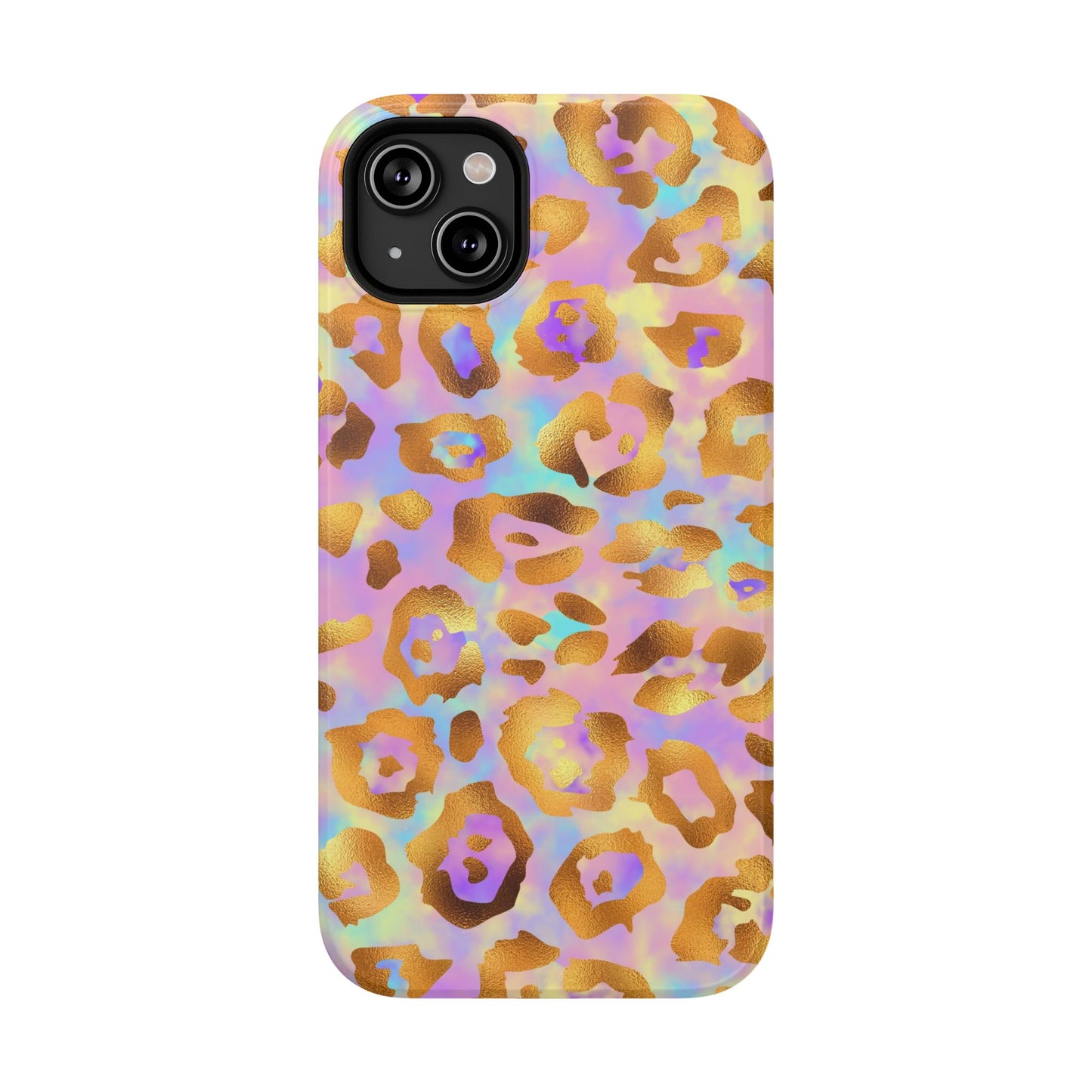 Leopard Print Impact-Resistant Phone Case