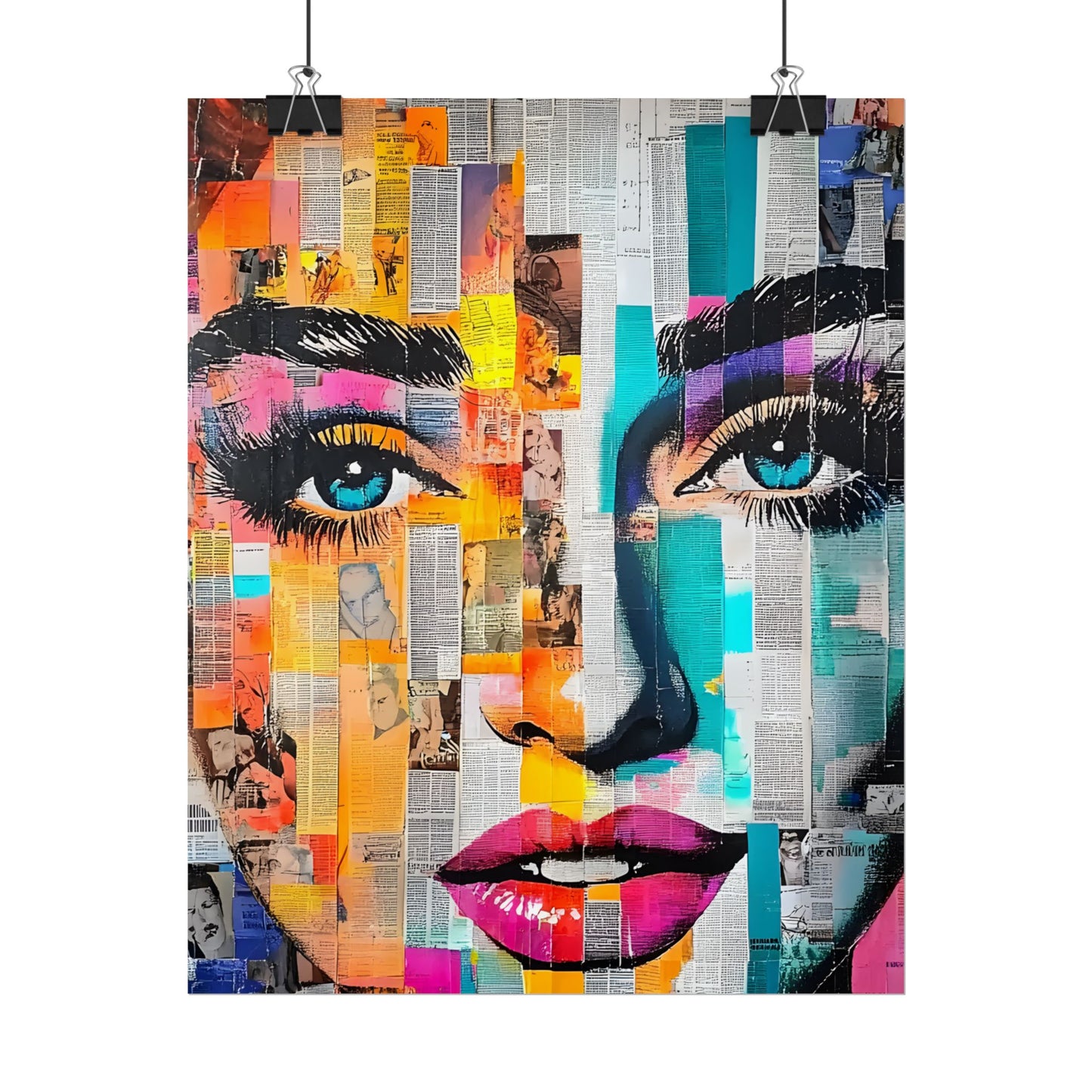 Retro Pop Culture Woman 6-Vibrant Art Wall Decor