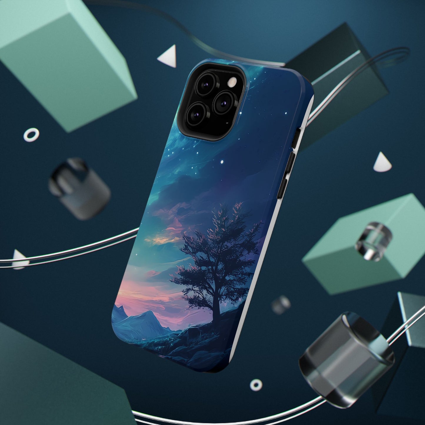 Stunning Galaxy Tree Impact-Resistant Phone Case