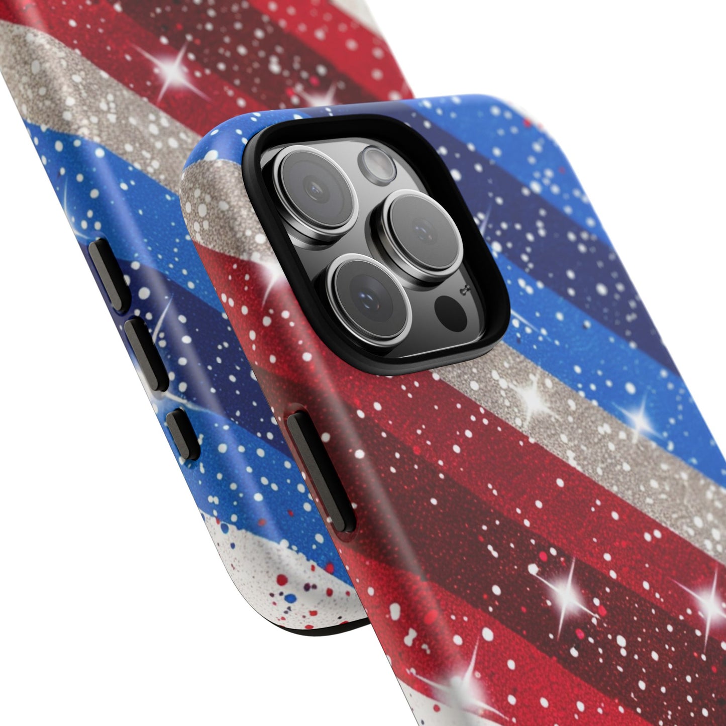 Glittery Patriotic Phone Case - Tough Cases