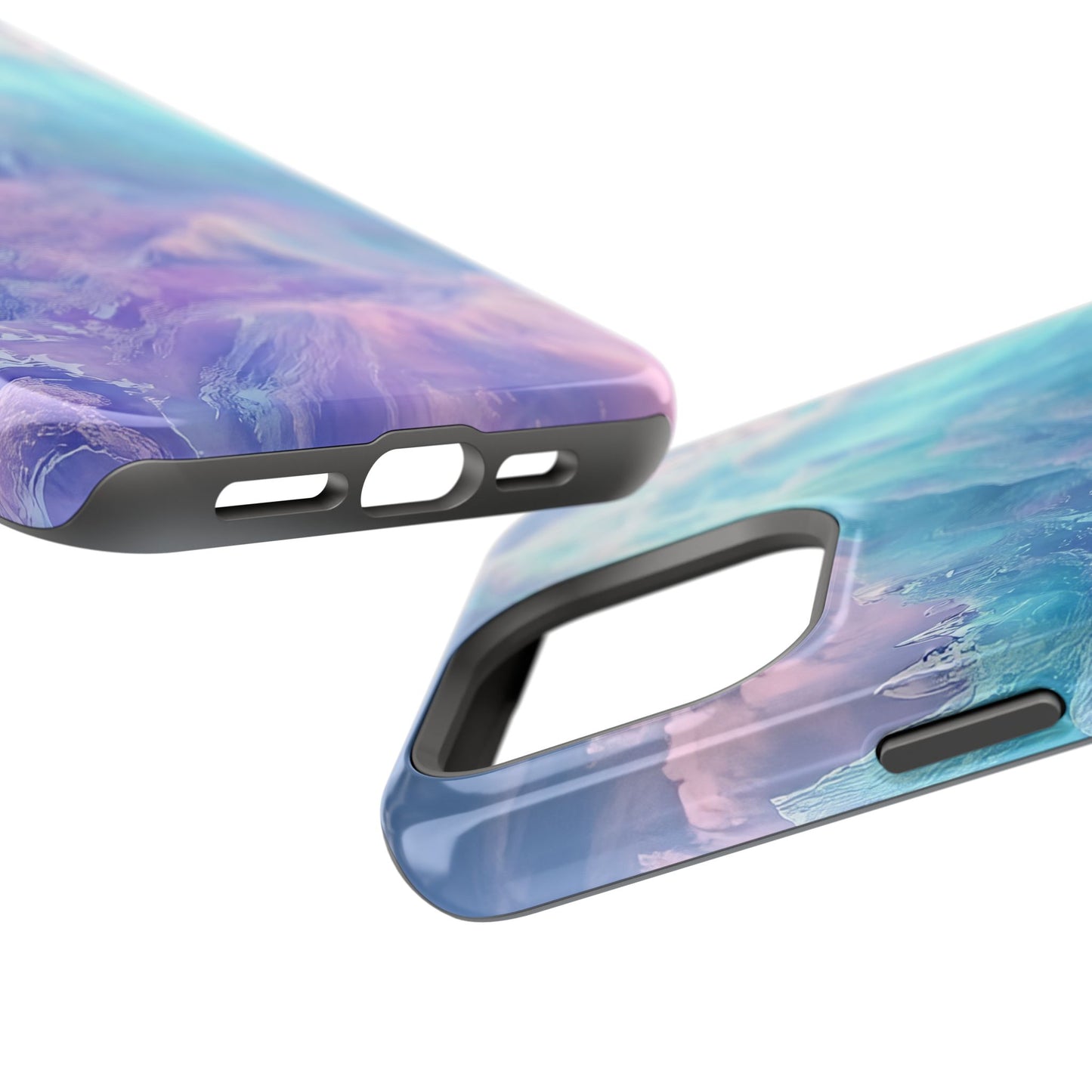 Phone Case - Colorful Abstract Waves Design