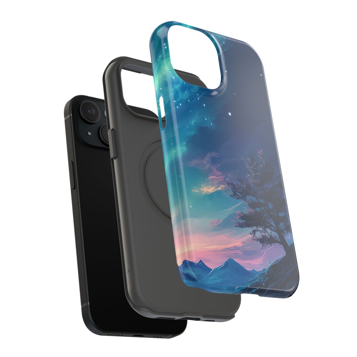 Stunning Galaxy Tree Impact-Resistant Phone Case