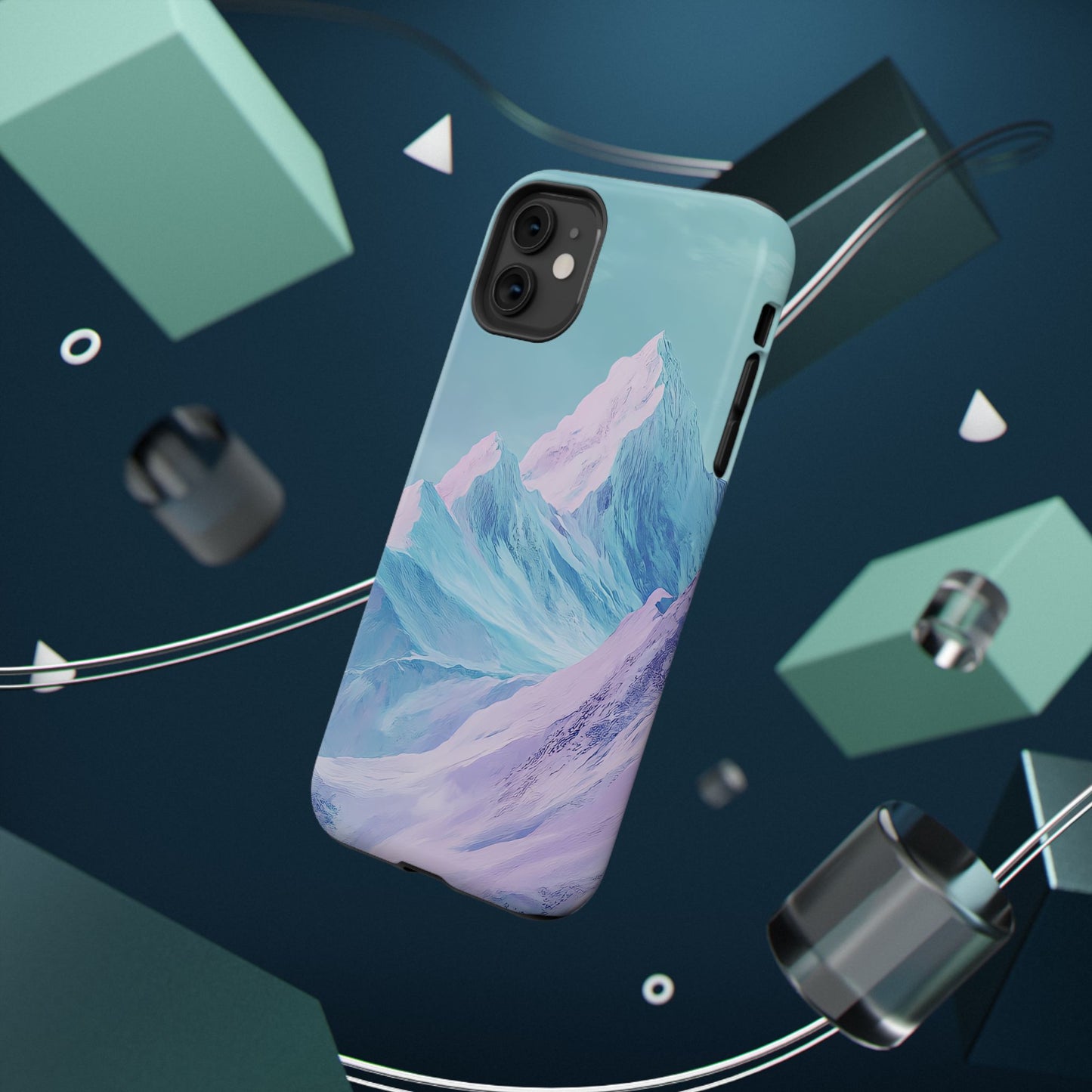 Mountain Landscape Phone Case - Impact-Resistant Protection for Nature Lovers