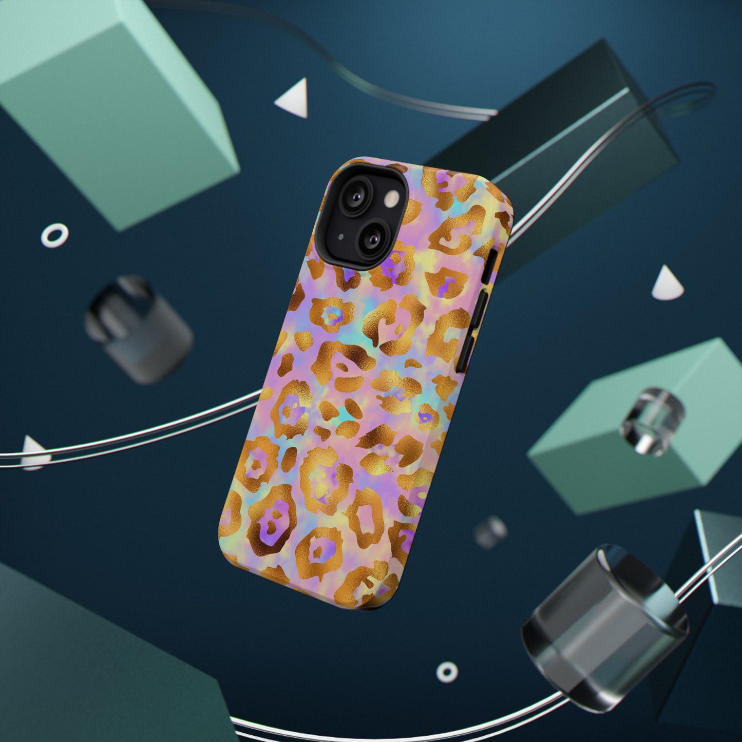Leopard Print Impact-Resistant Phone Case