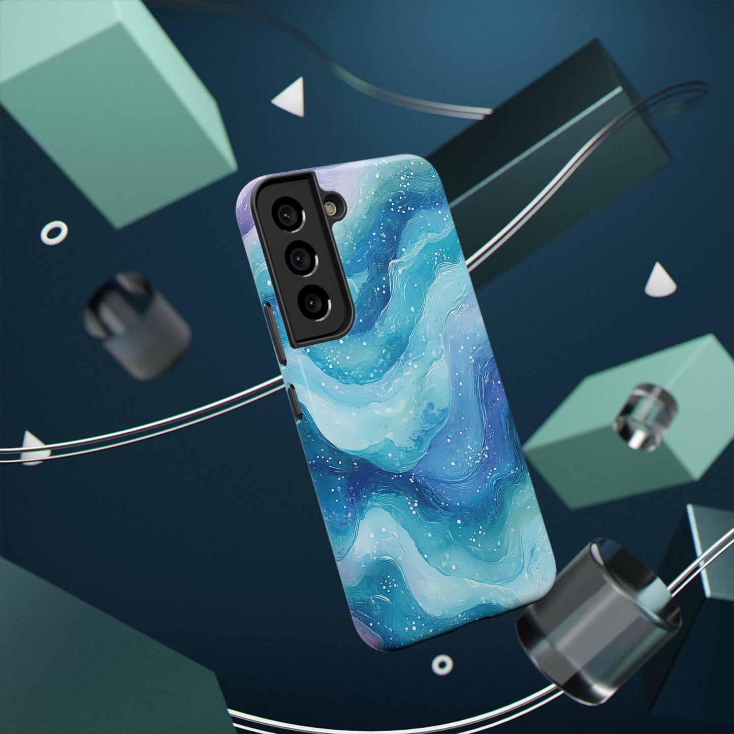 Ocean Wave Impact-Resistant Phone Case - Stylish and Durable Design
